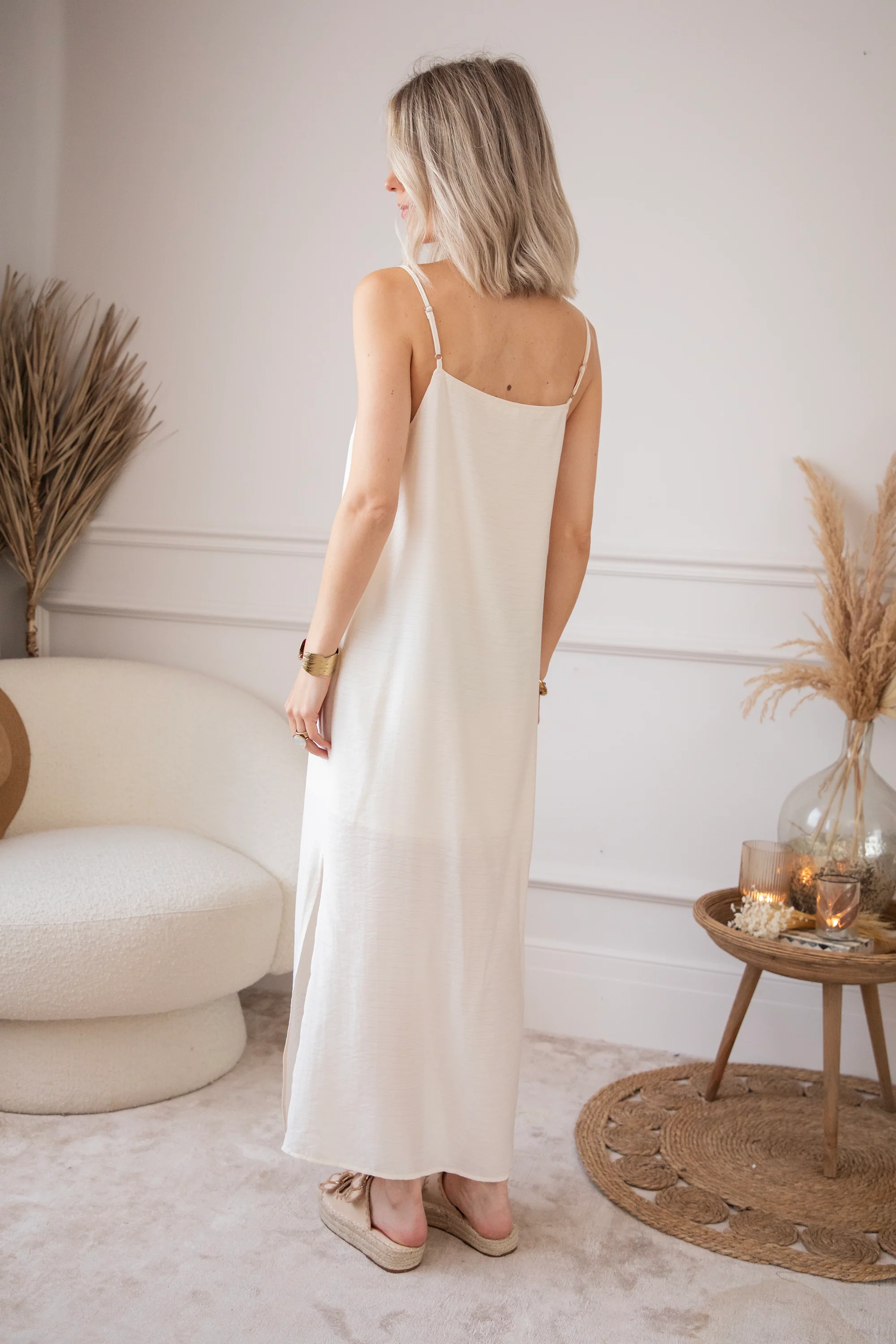 Dream Beads Beige - Maxi Jurk - Image 8
