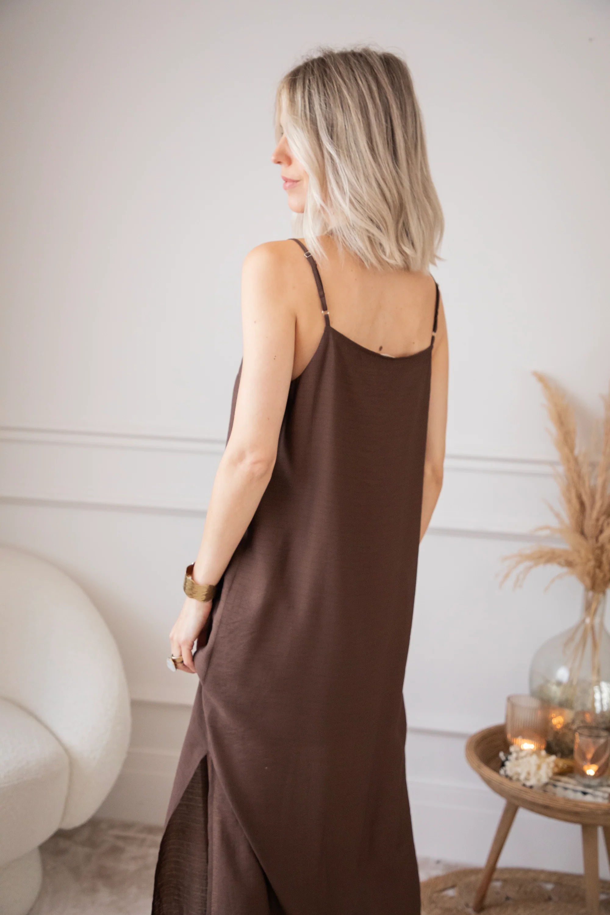 Dream Beads Brown - Maxi Jurk - Image 8