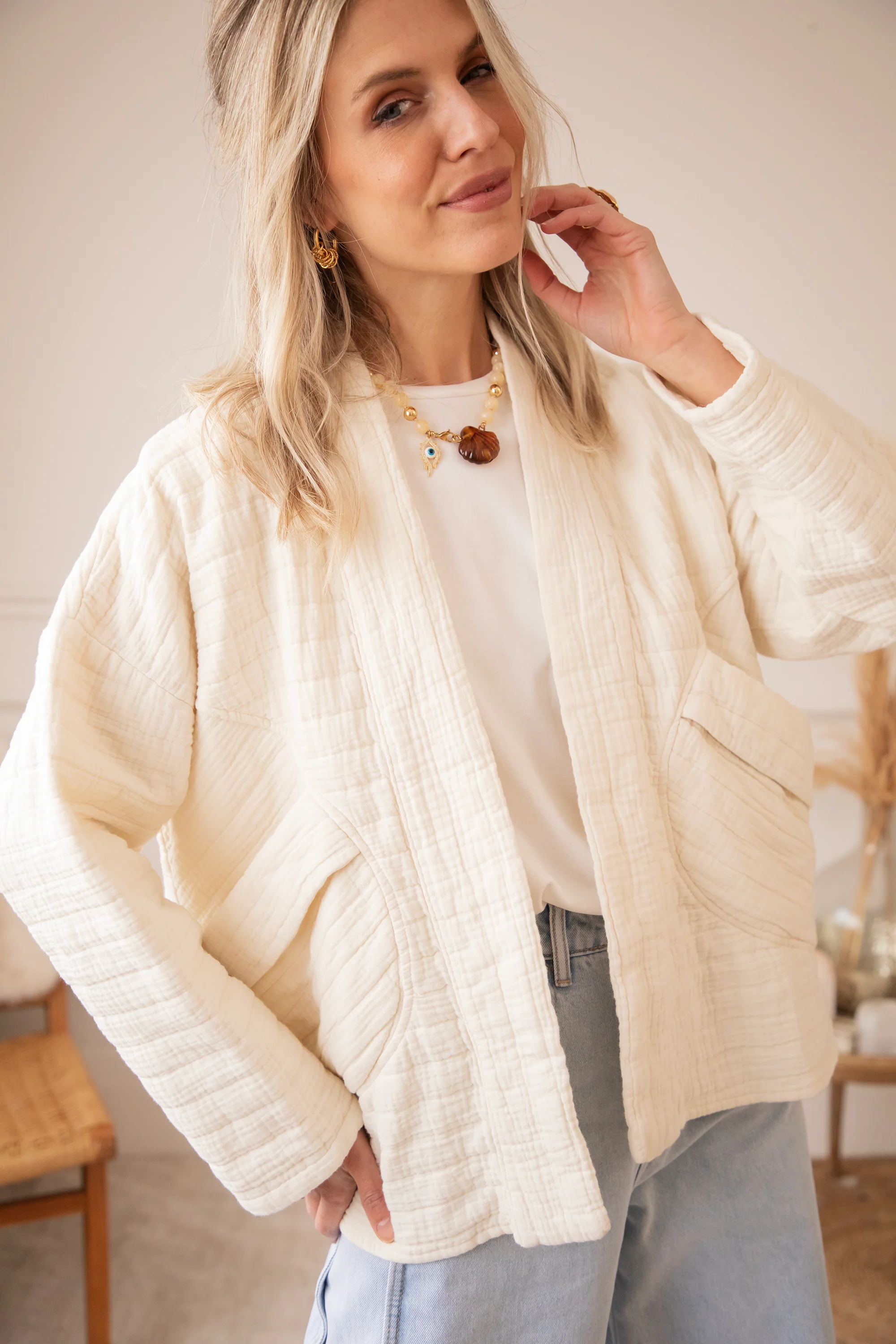 Easy Tetra Times Beige - Vest/Jacket - Image 2