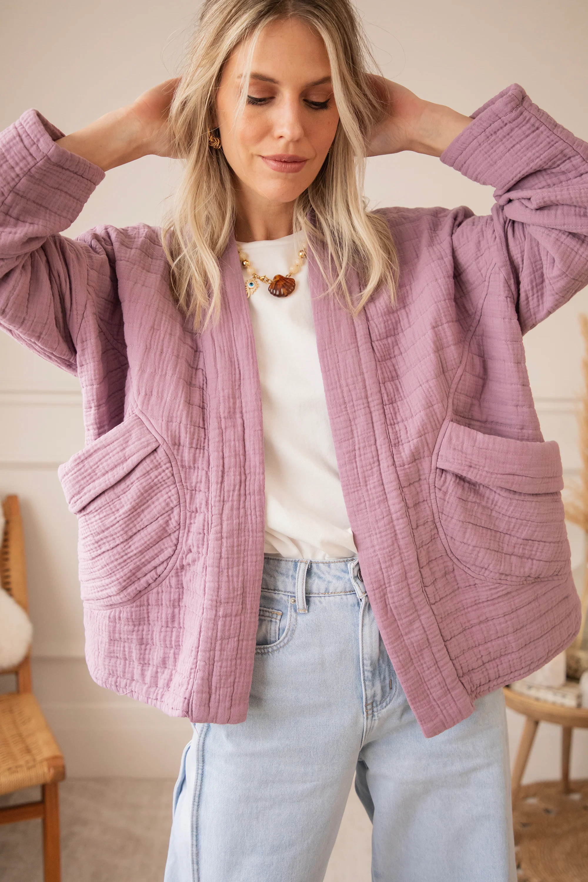 Easy Tetra Times Mauve - Vest/Jacket - Image 2