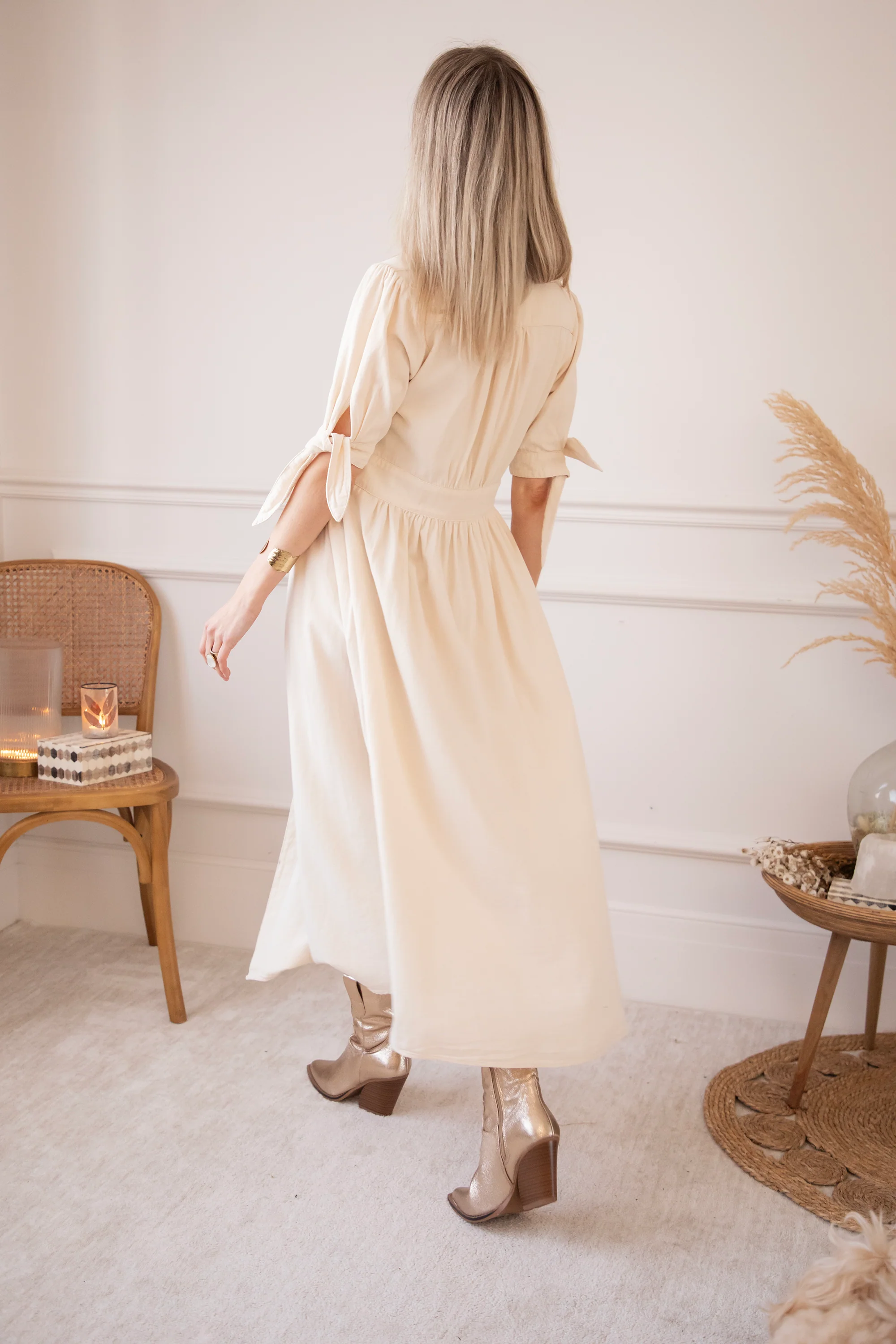 Jeanne Beige - Maxi Jurk - Image 5