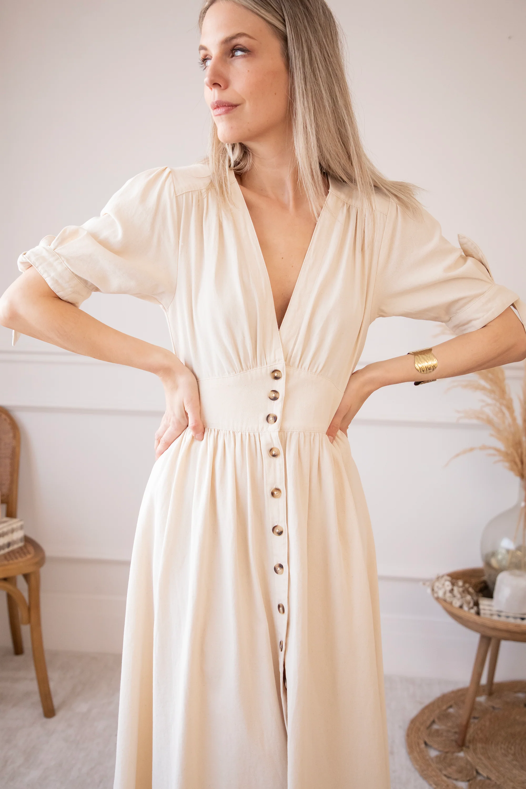 Jeanne Beige - Maxi Jurk - Image 8