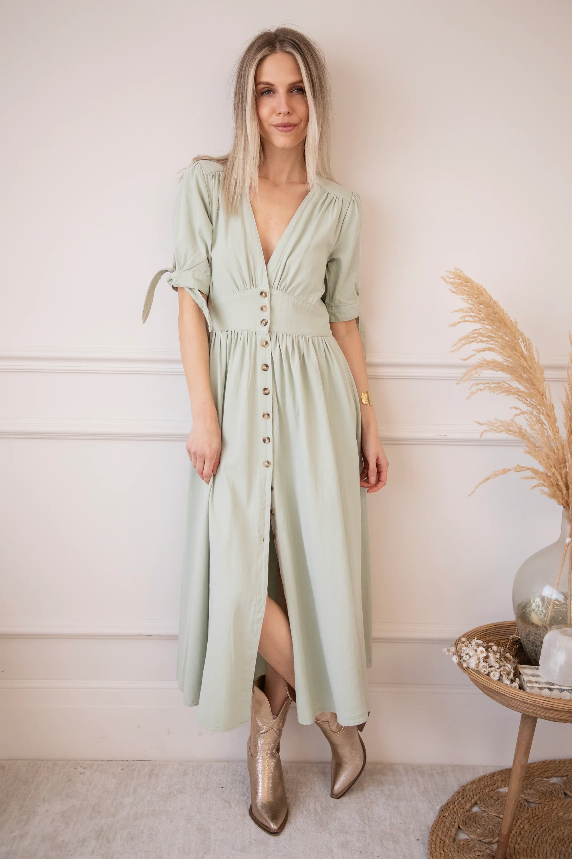 Jeanne Mint - Maxi Jurk - Image 13