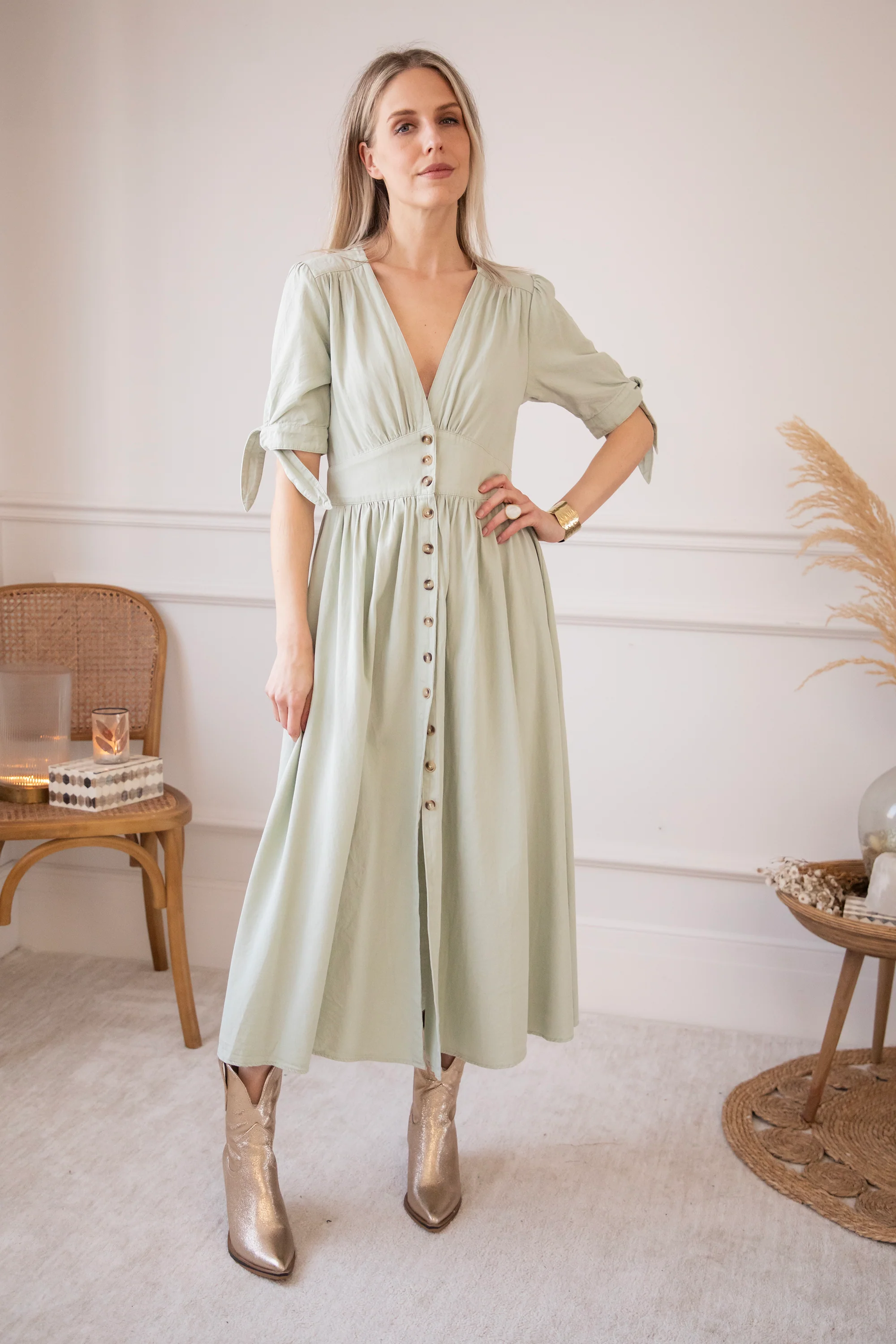 Jeanne Mint - Maxi Jurk - Image 14