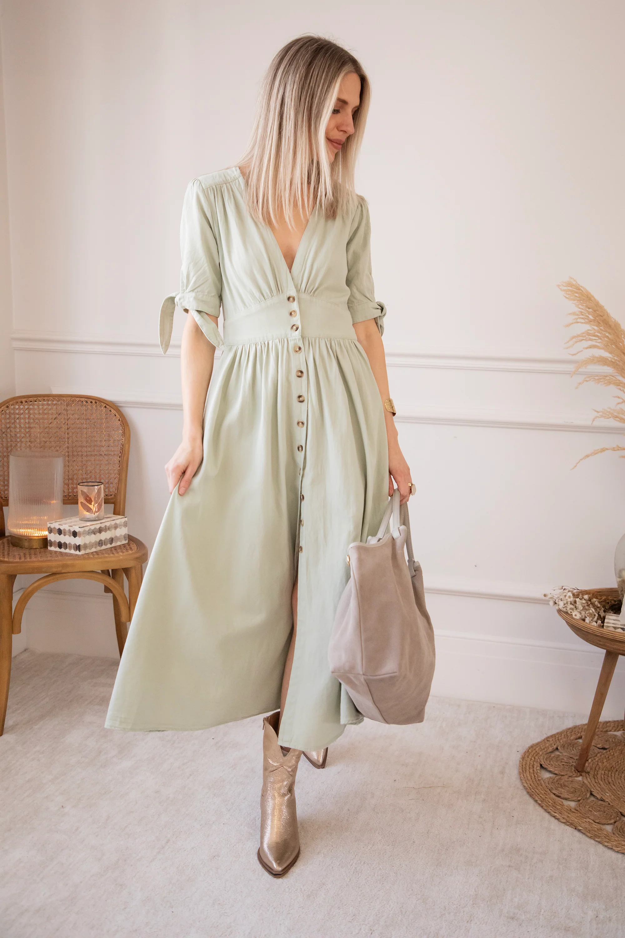 Jeanne Mint - Maxi Jurk - Image 16