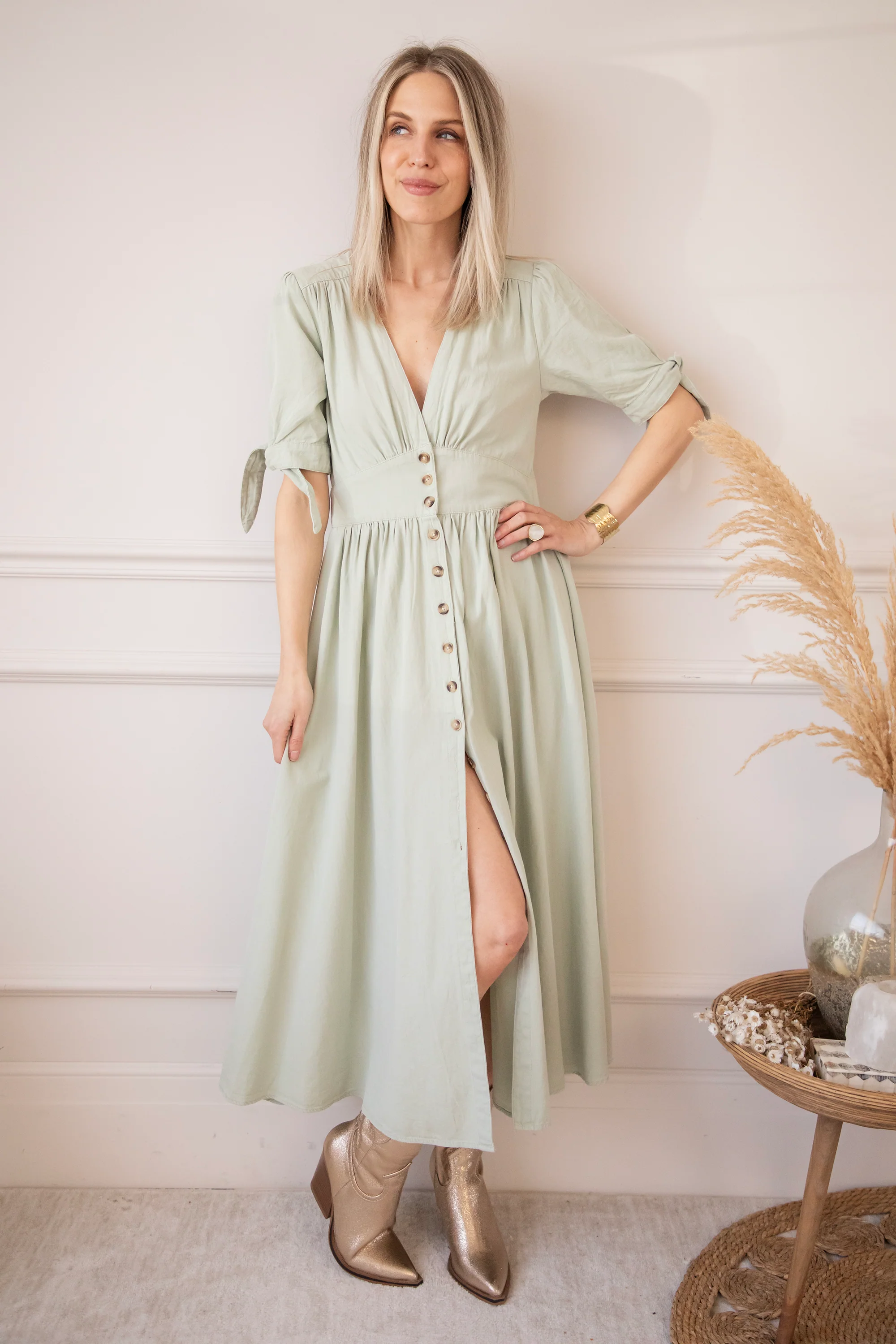 Jeanne Mint - Maxi Jurk - Image 6