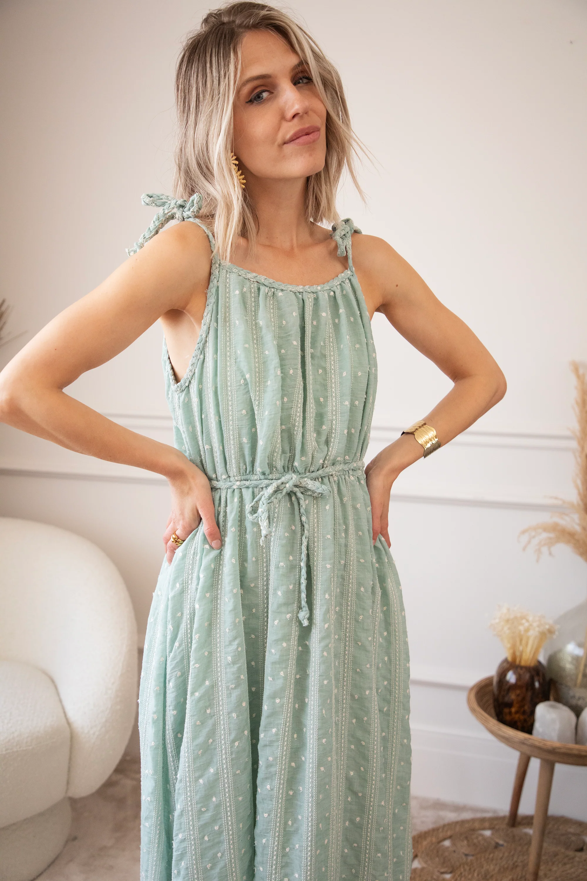 Everbloom Mint - Maxi Jurk - Image 3