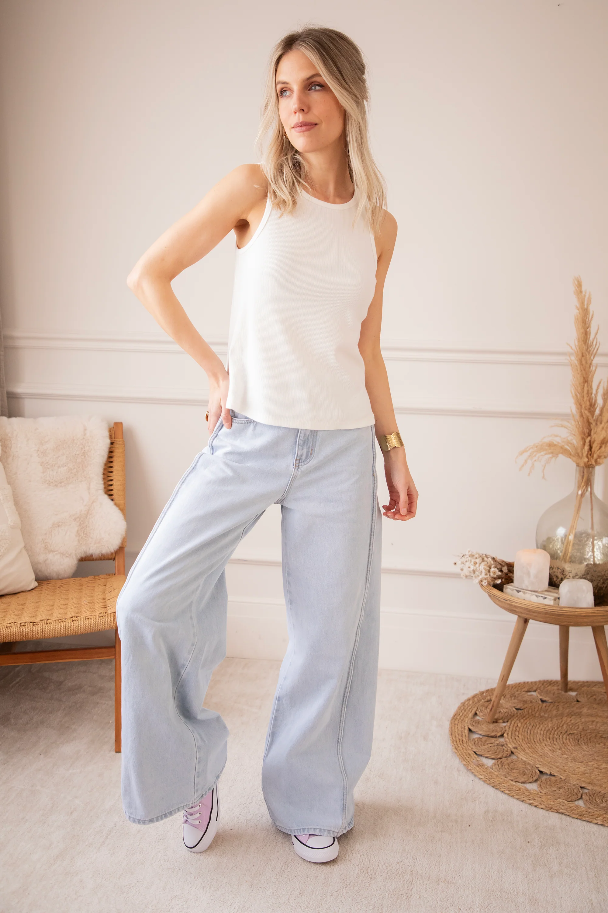 Everyday Rib White - Top - Image 3