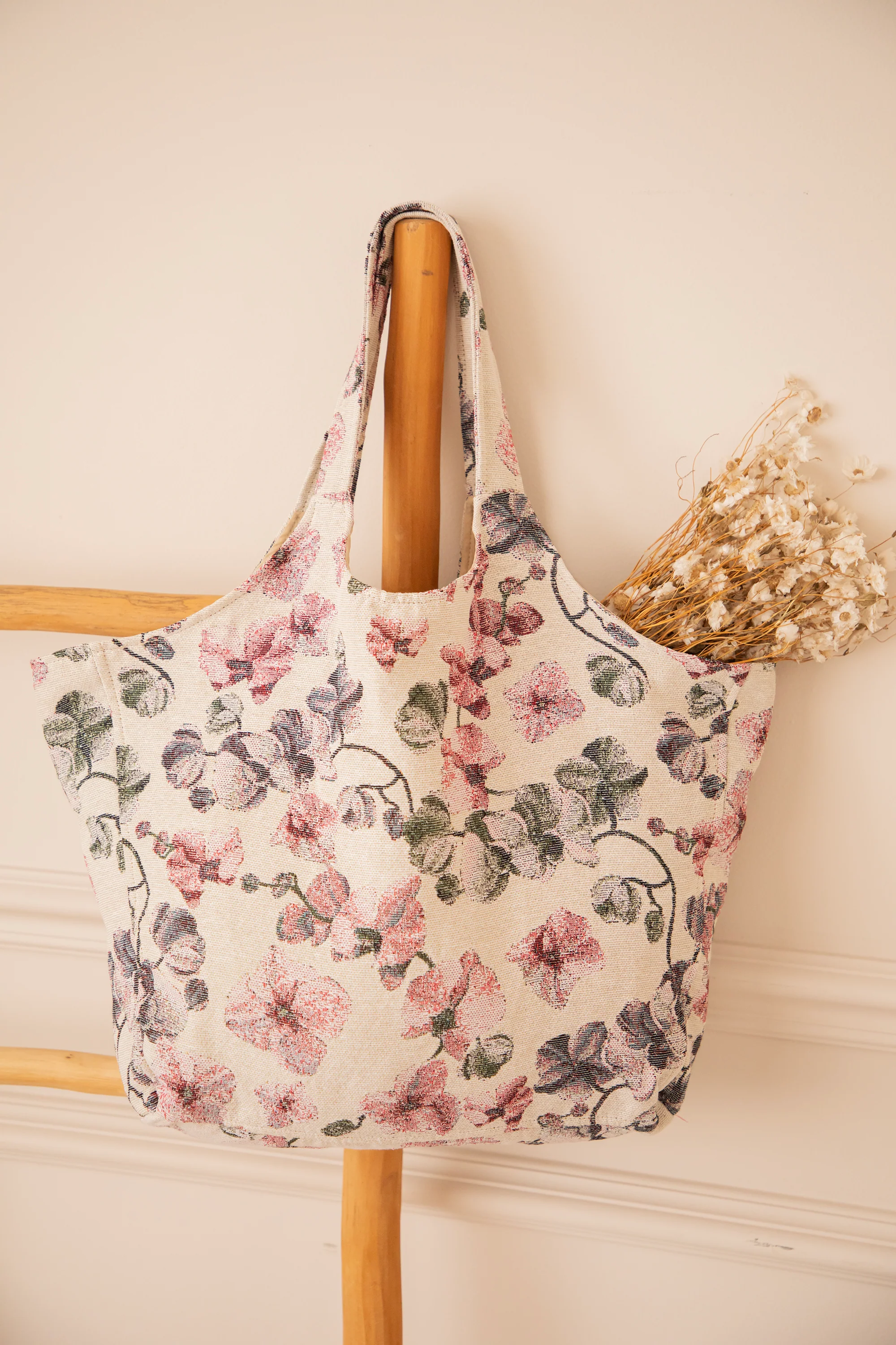 Ezra Bloom Beige/Pink - Handtas - Image 4