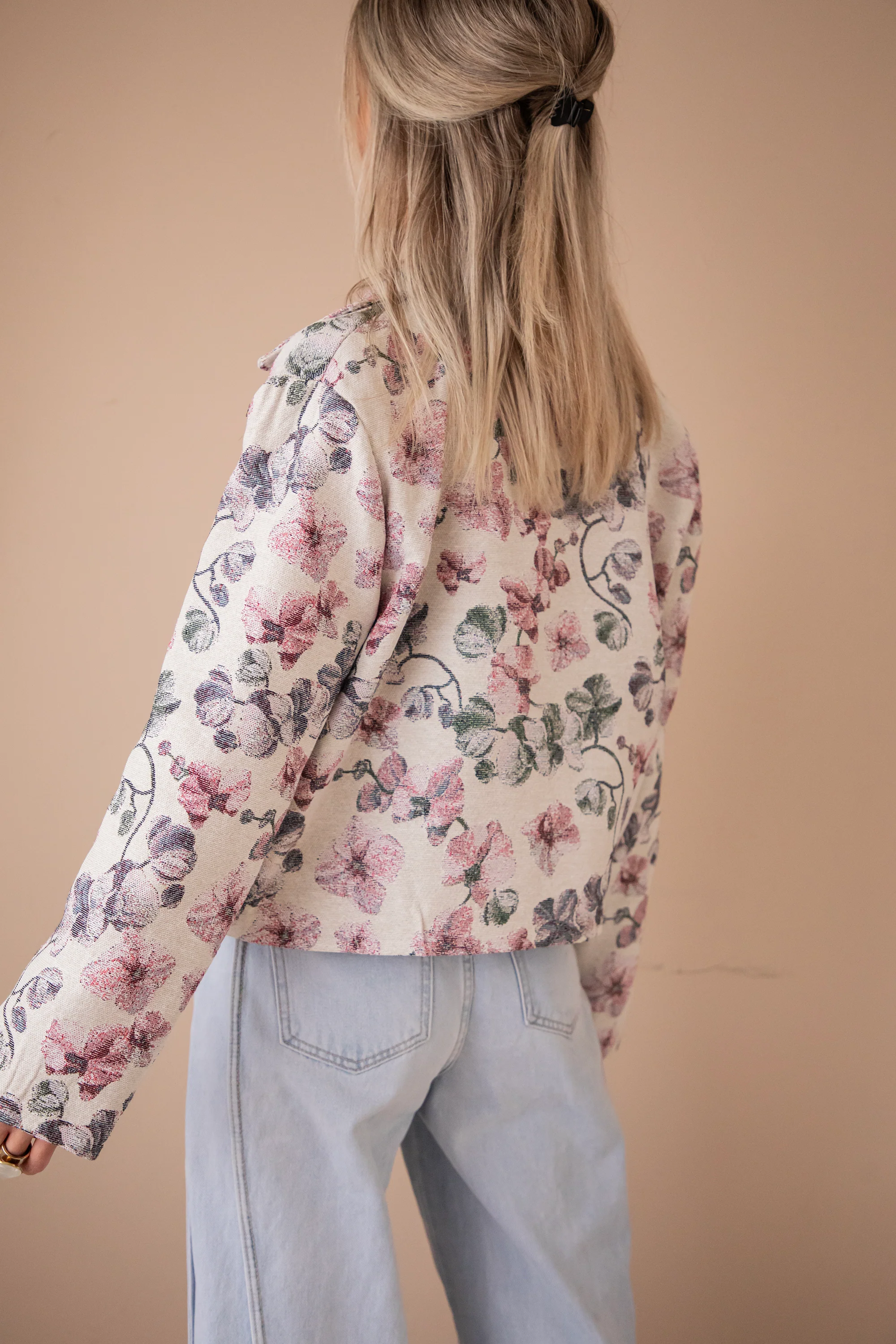 Ezra Bloom Beige/Pink - Jacket - Image 9