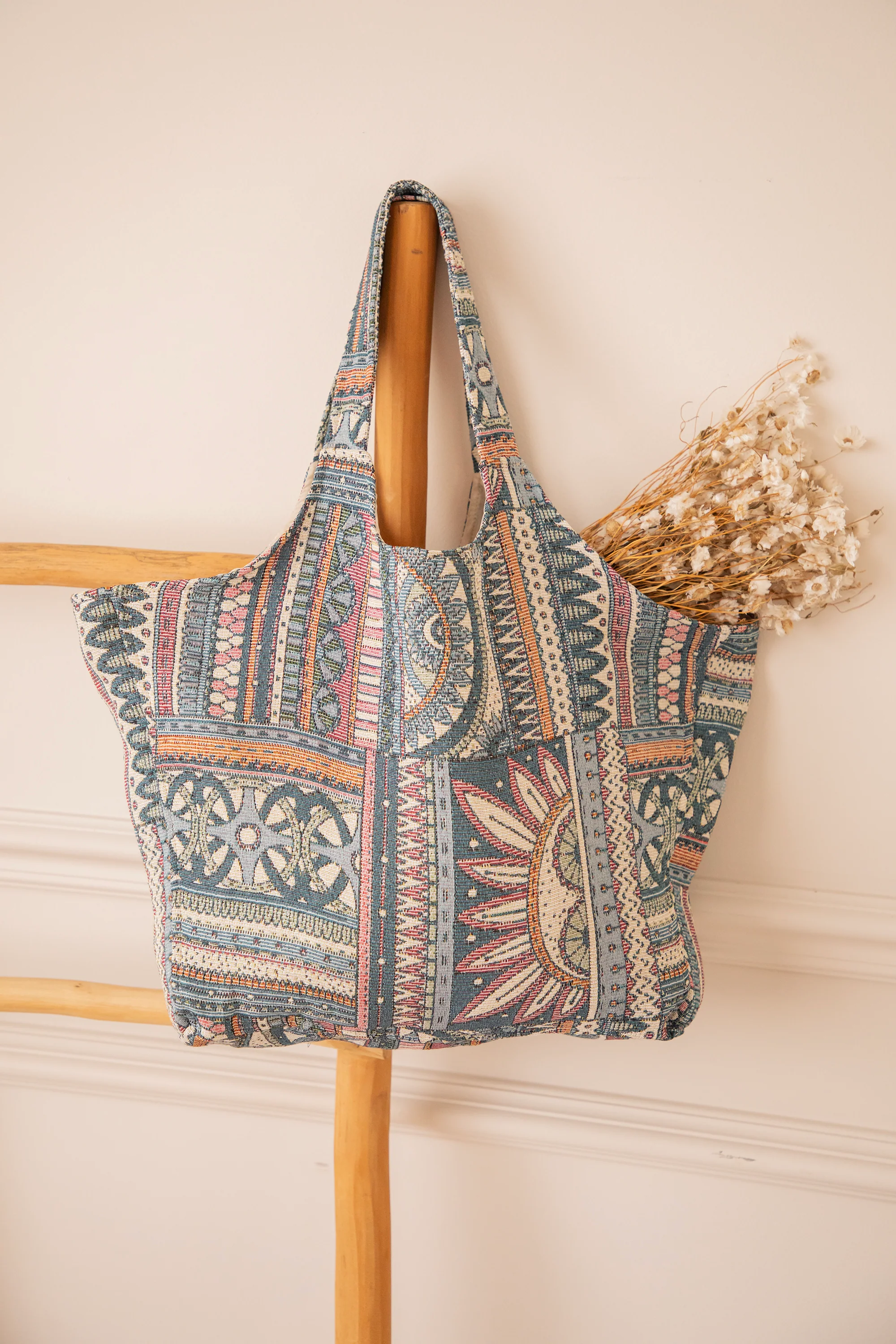Ezra Boho Blue - Handtas