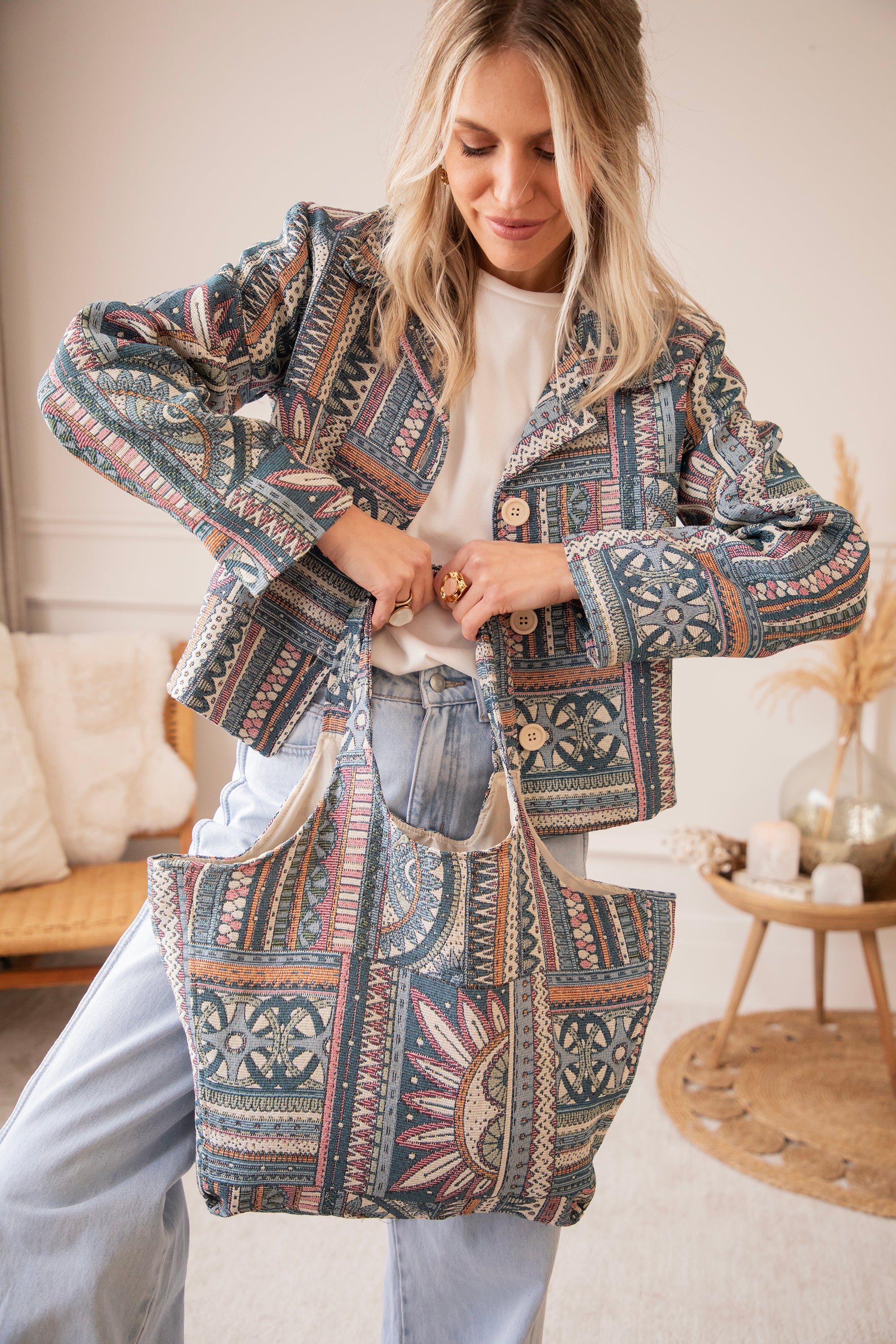 Ezra Boho Blue - Jacket - Image 6