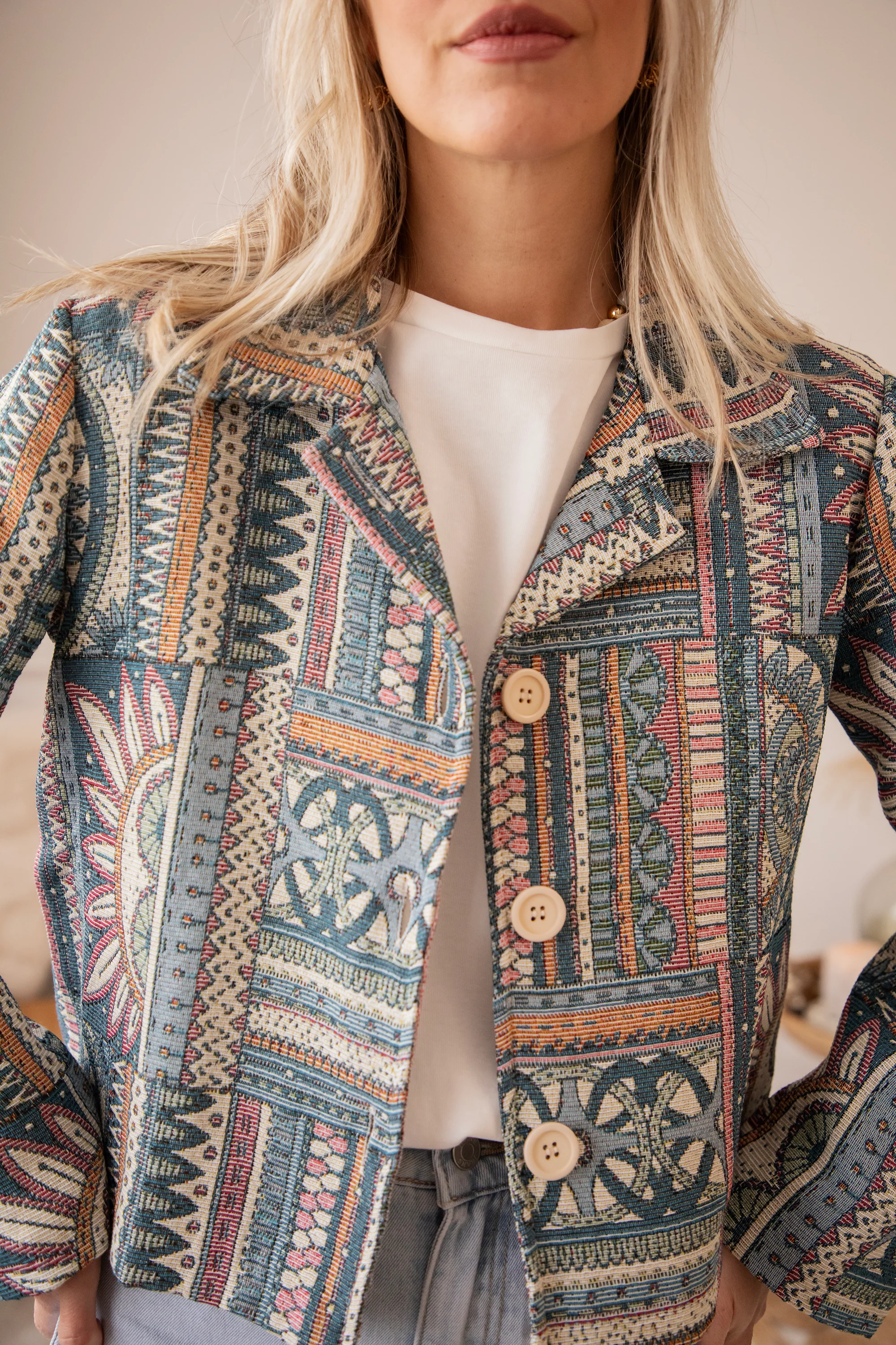 Ezra Boho Blue - Jacket - Image 2