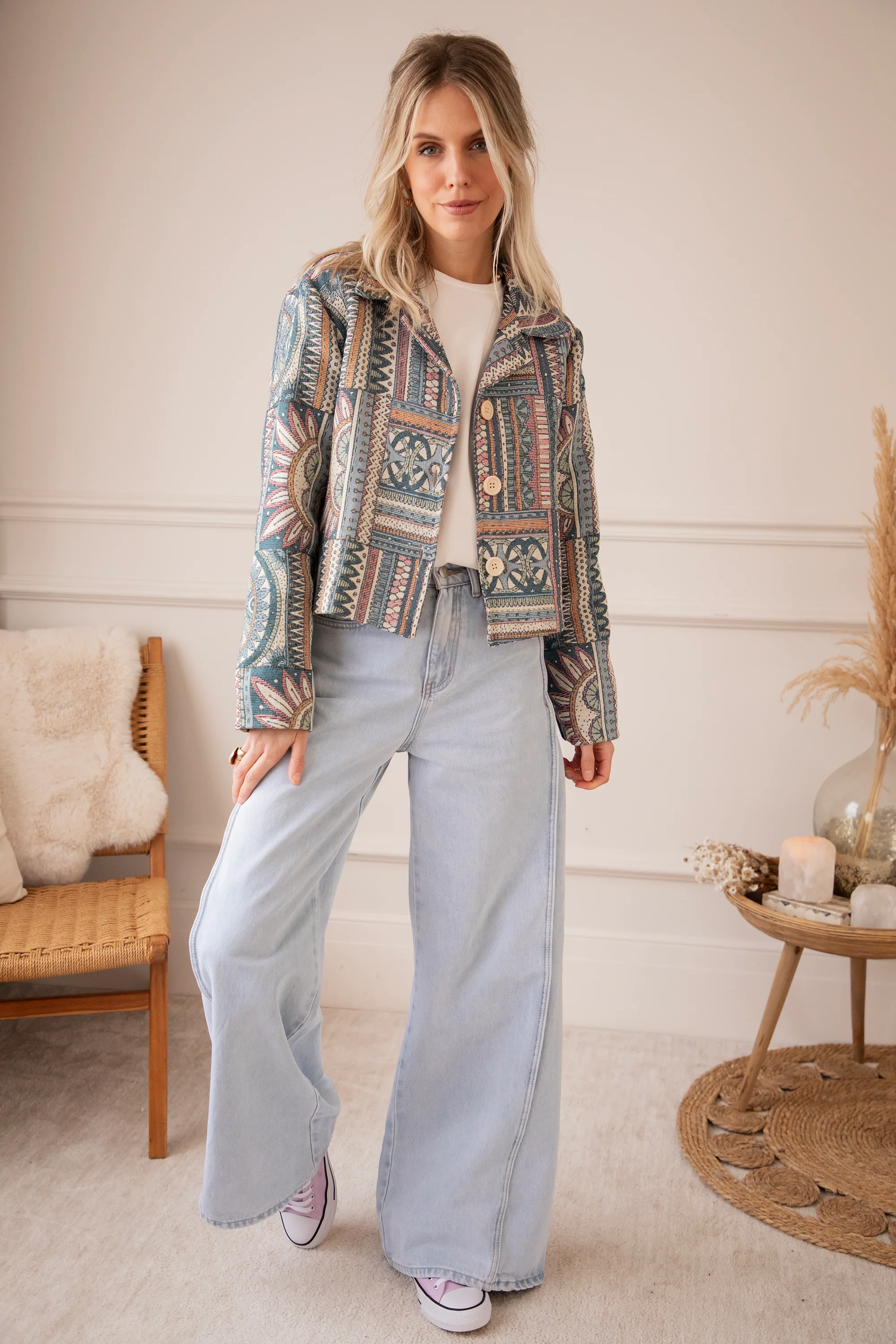 Ezra Boho Blue - Jacket - Image 3