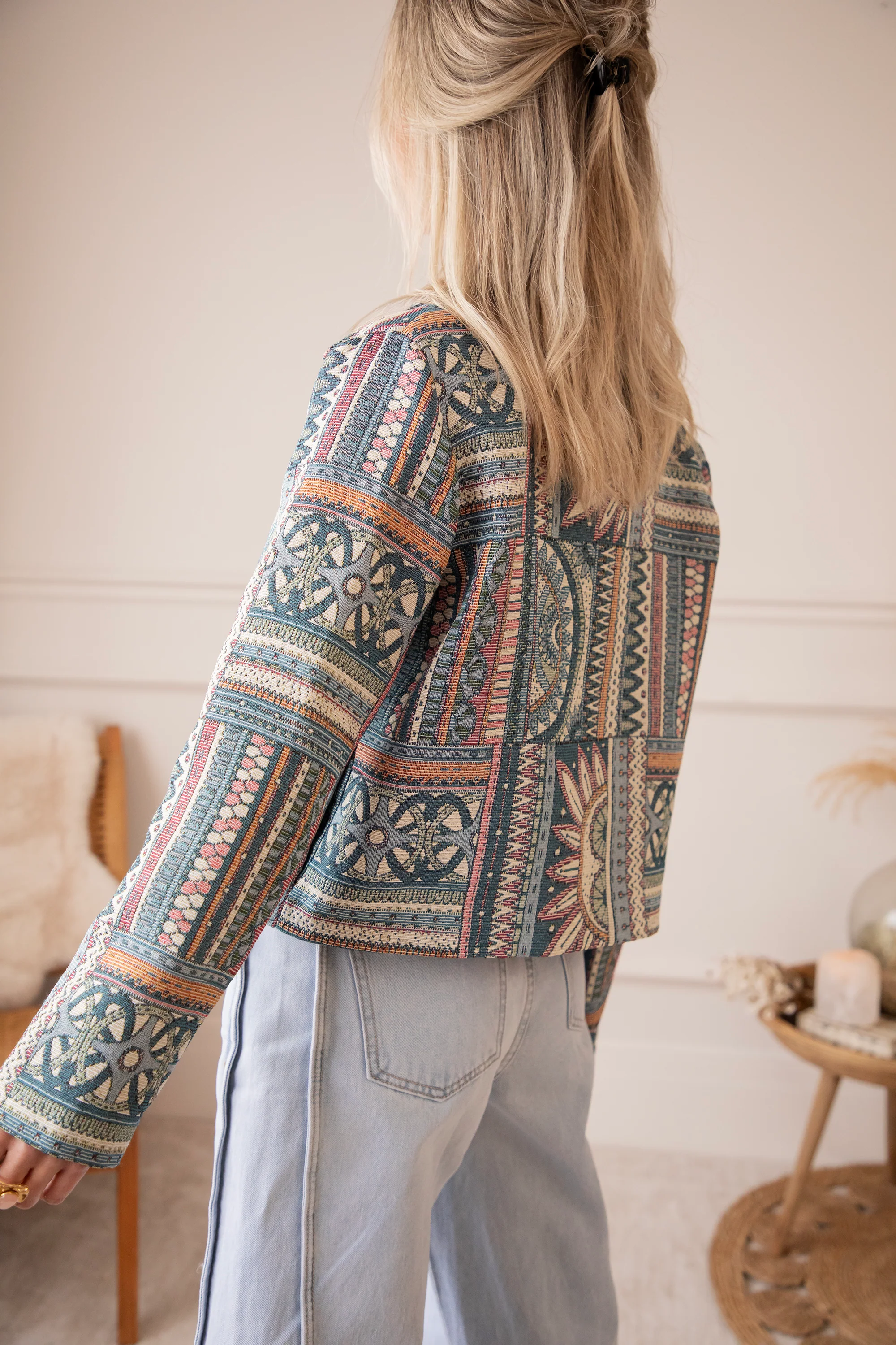 Ezra Boho Blue - Jacket - Image 4