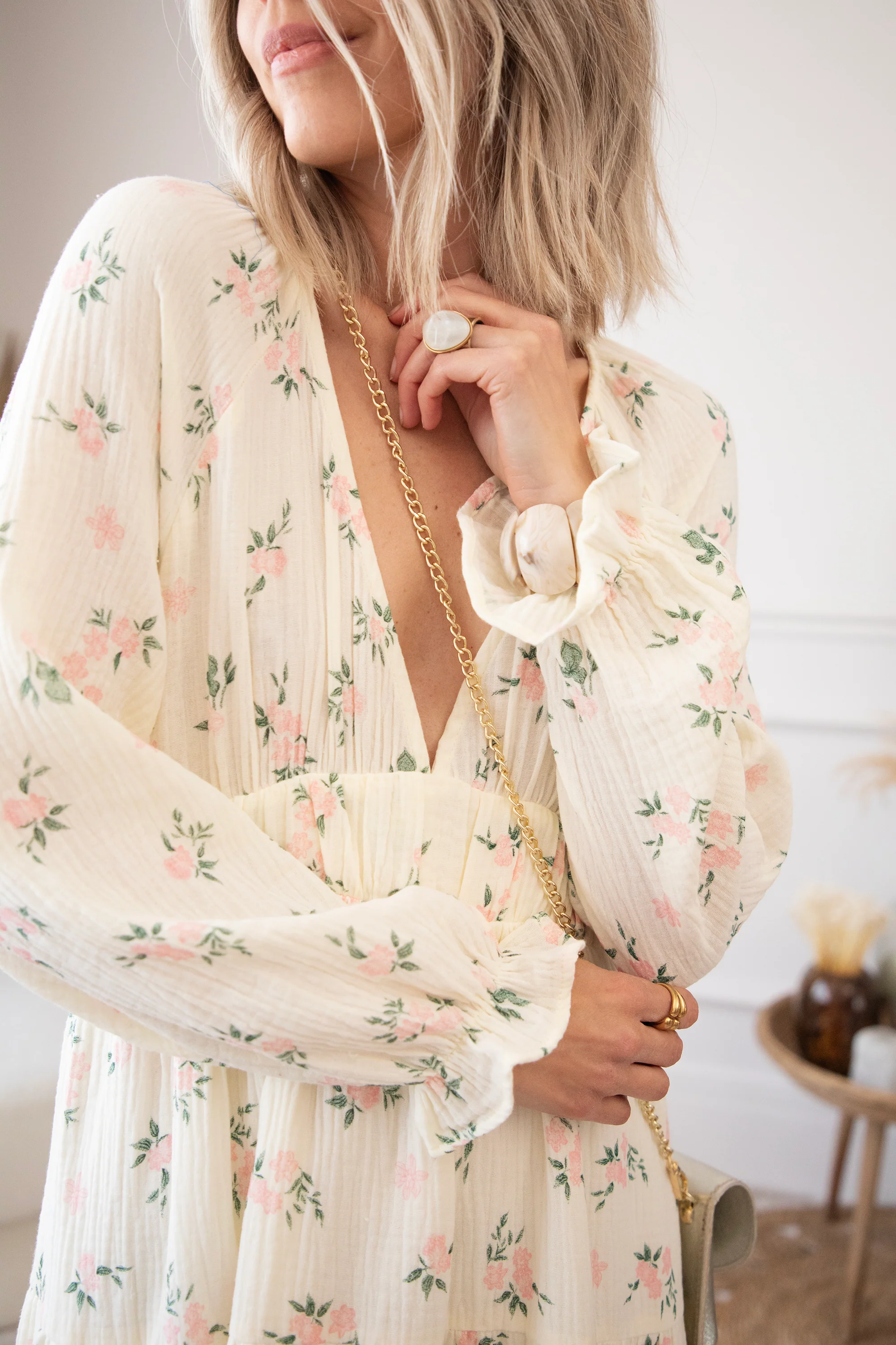 Florette Beige - Maxi Jurk - Image 6