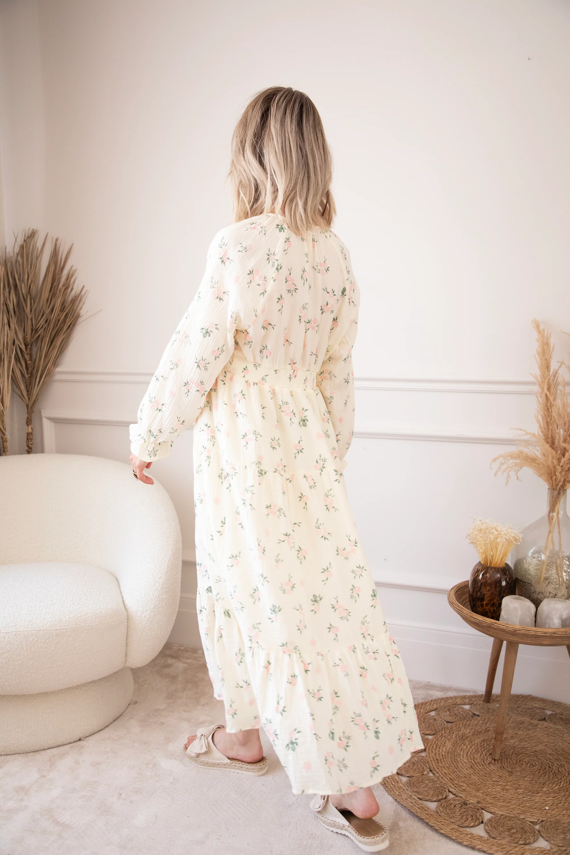Florette Beige - Maxi Jurk - Image 7