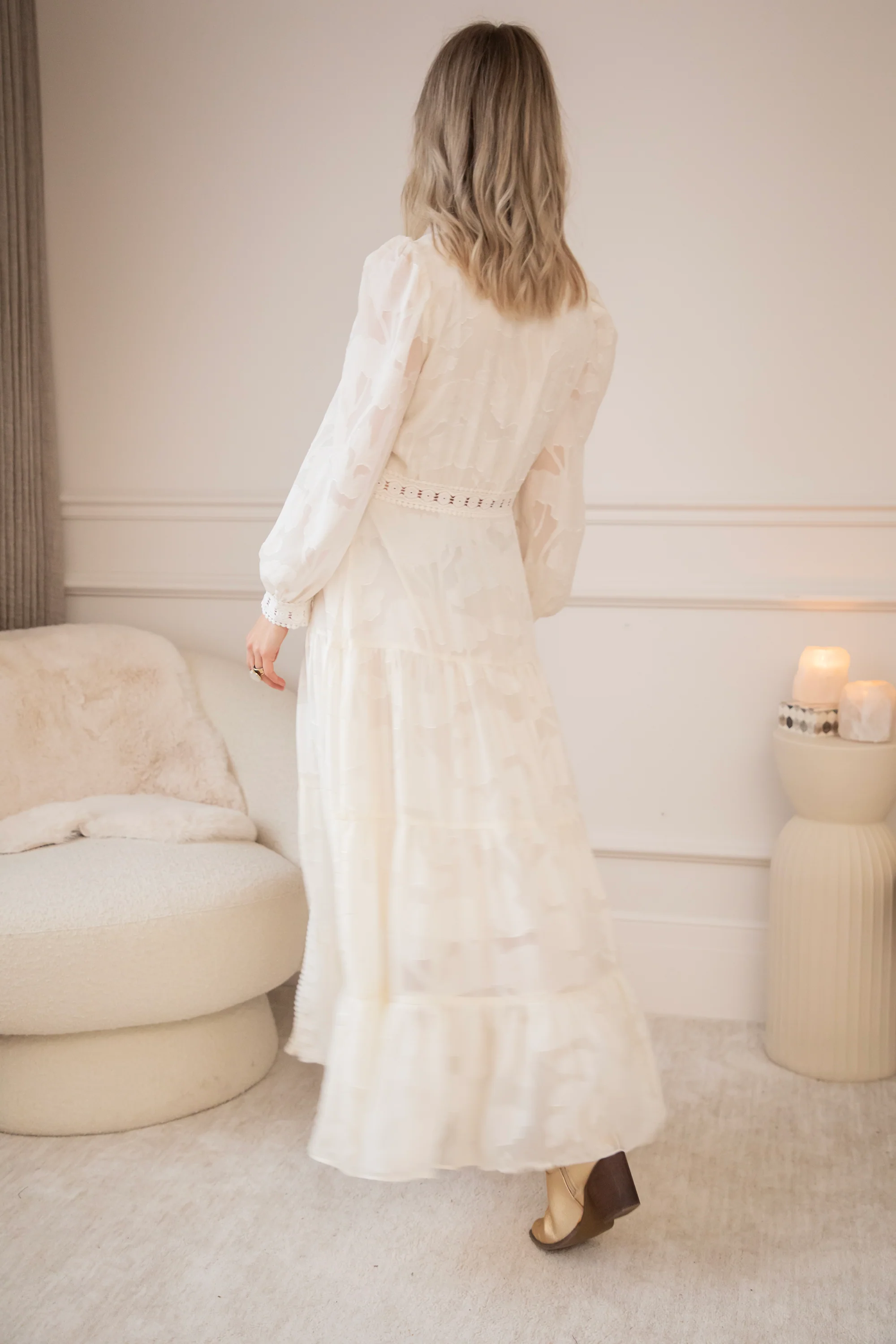 Florine Beige - Maxi Jurk - Image 7