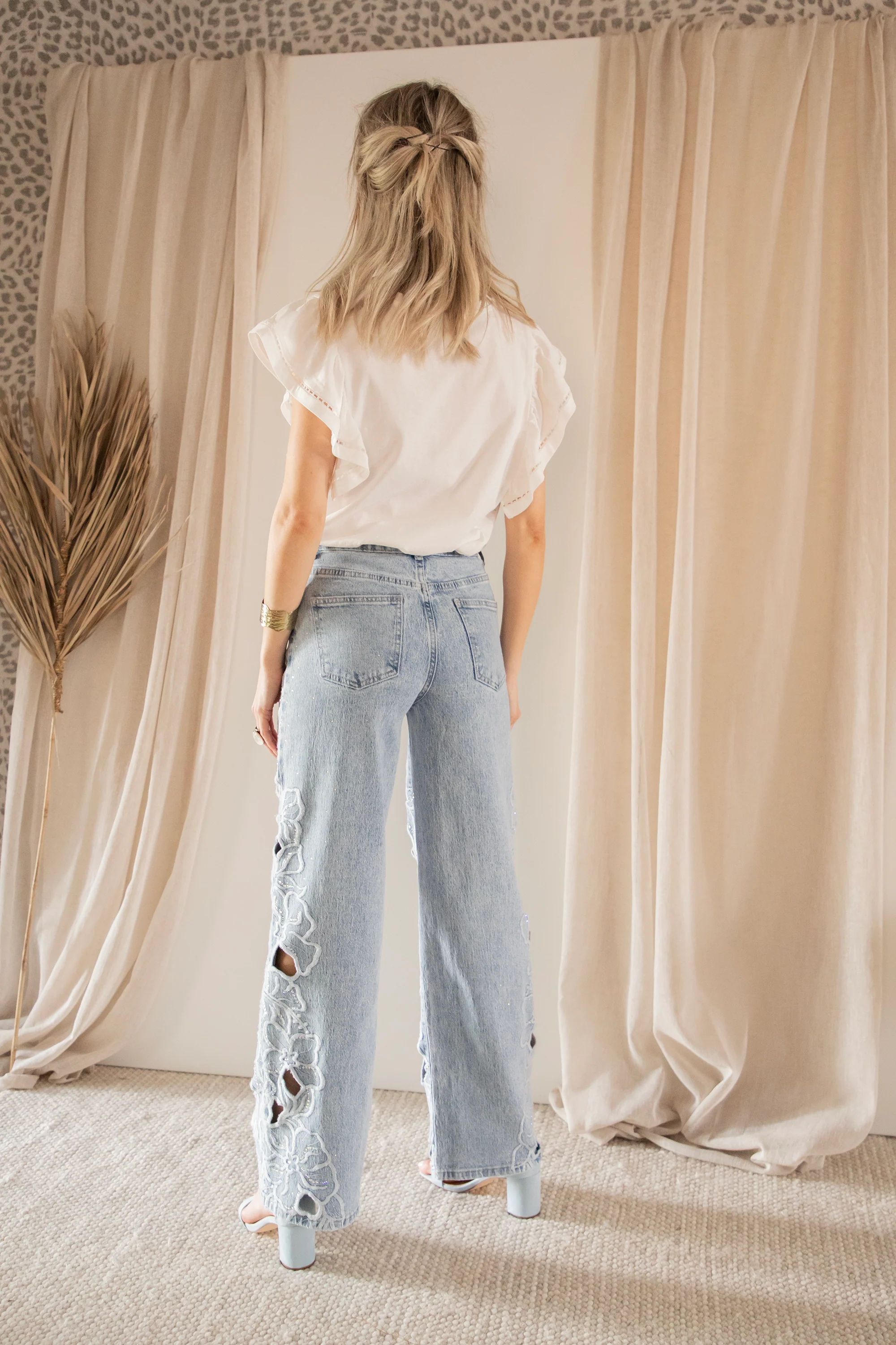 Flower Fantasy Blue - Jeans - Image 4