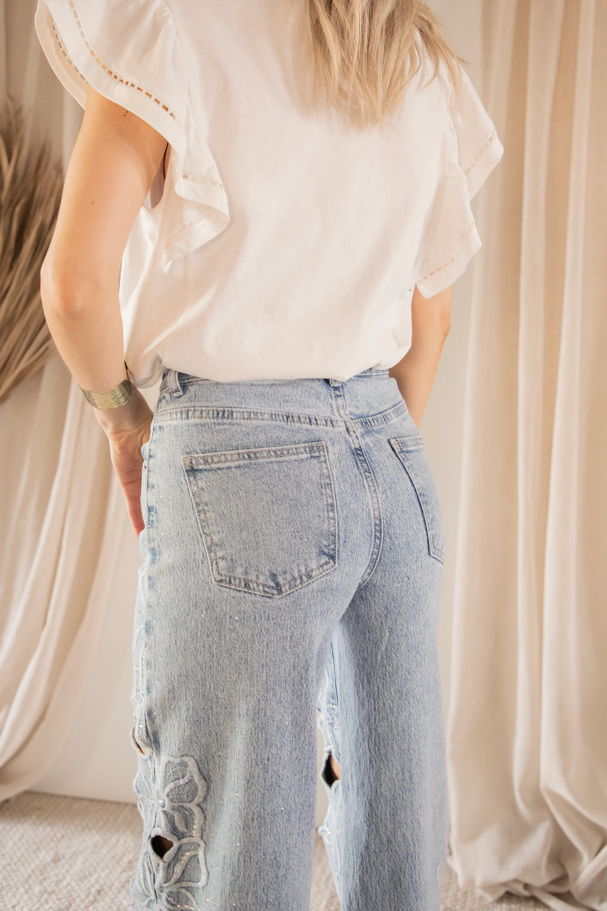 Flower Fantasy Blue - Jeans - Image 9