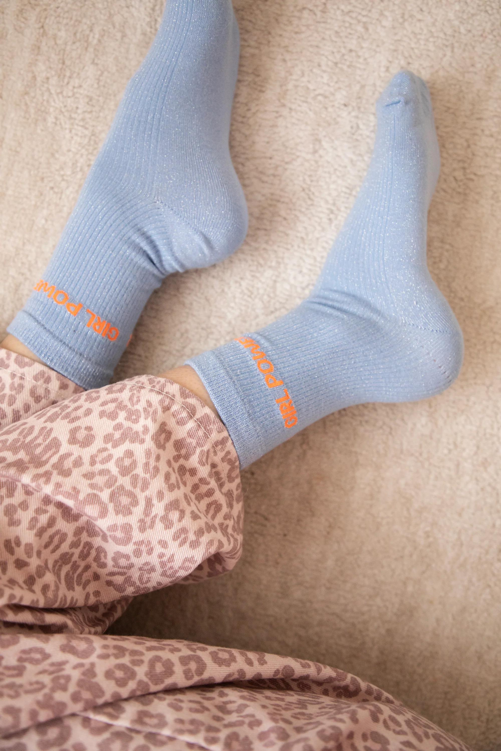 Girl Power Moves Blue/Orange - Sokken - Image 3