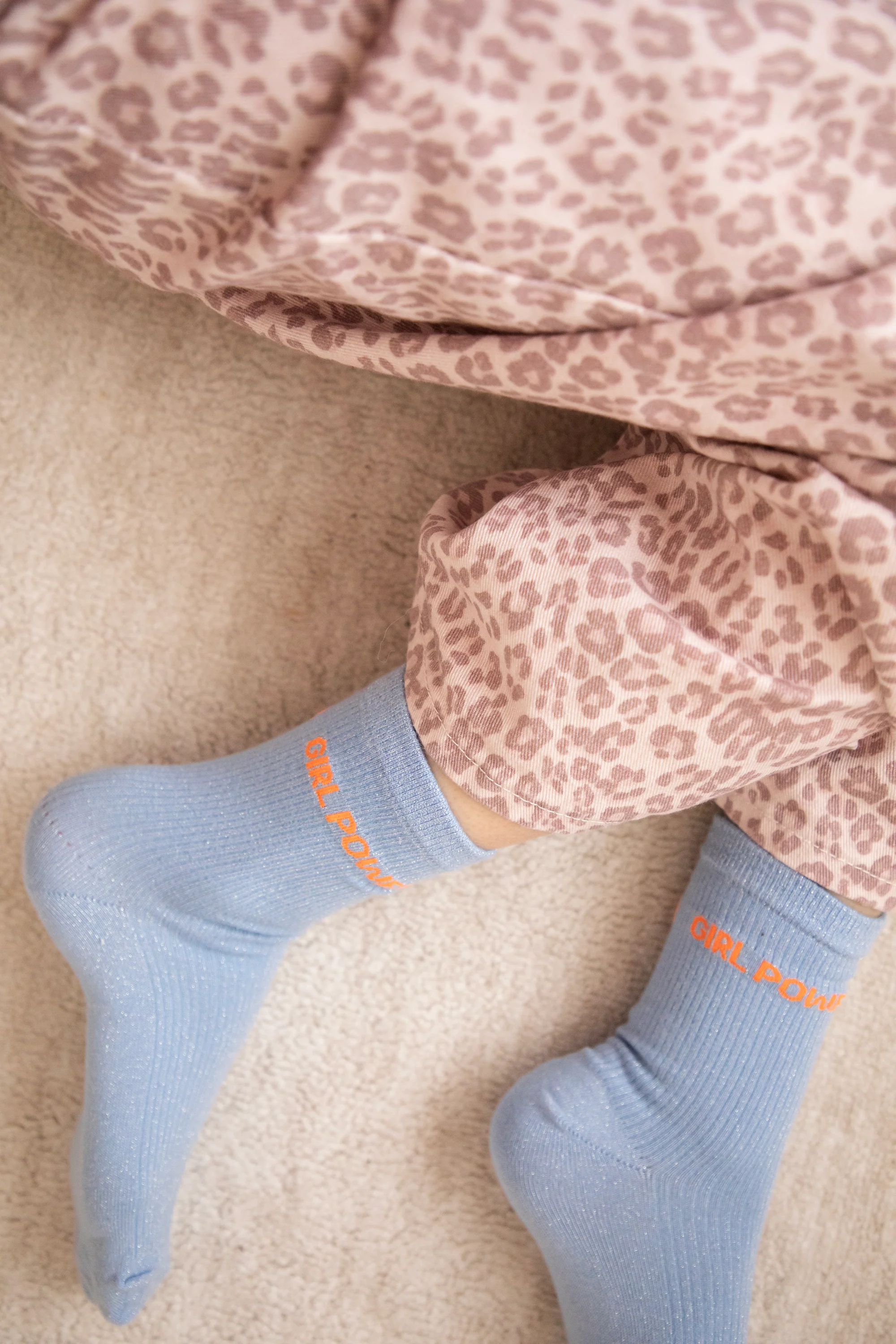 Girl Power Moves Blue/Orange - Sokken - Image 5