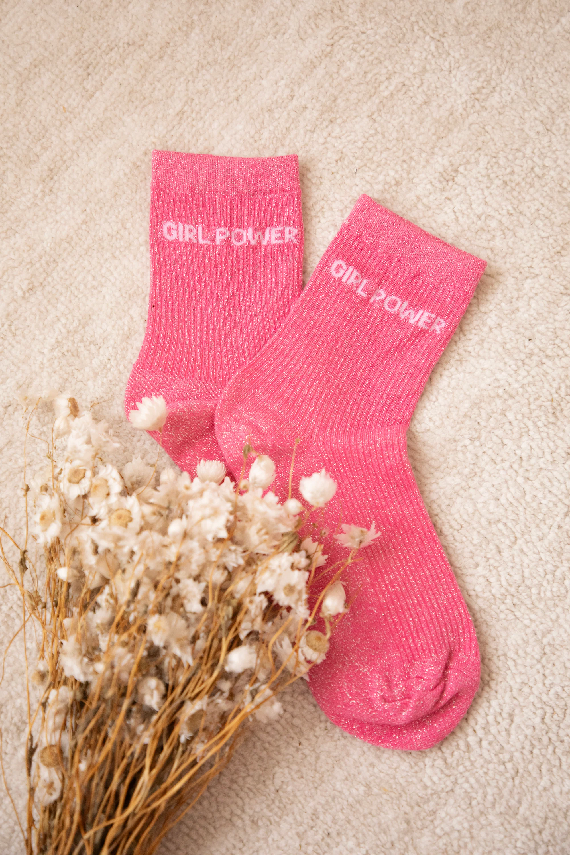 Girl Power Moves Fuchsia/Soft Pink - Sokken - Image 2