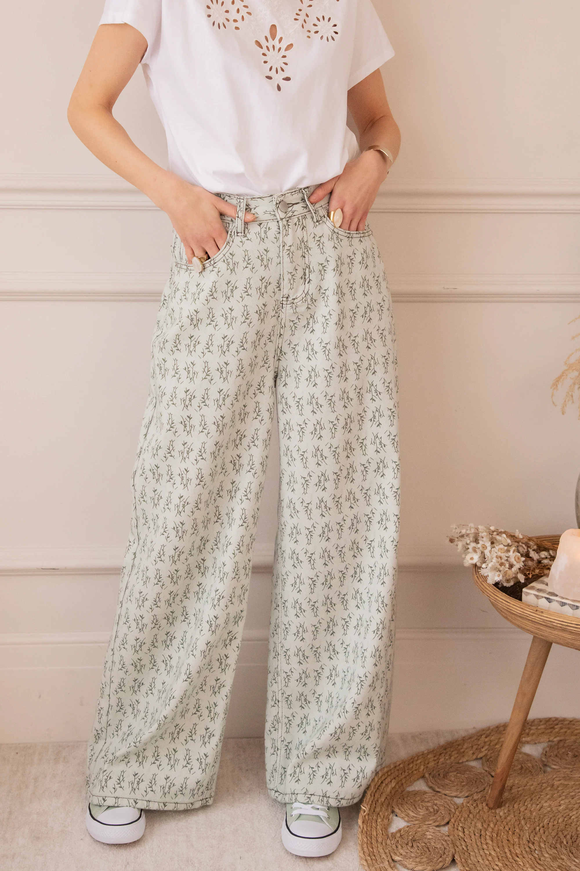 Grow Wide Soft Green - Jeans - Image 3