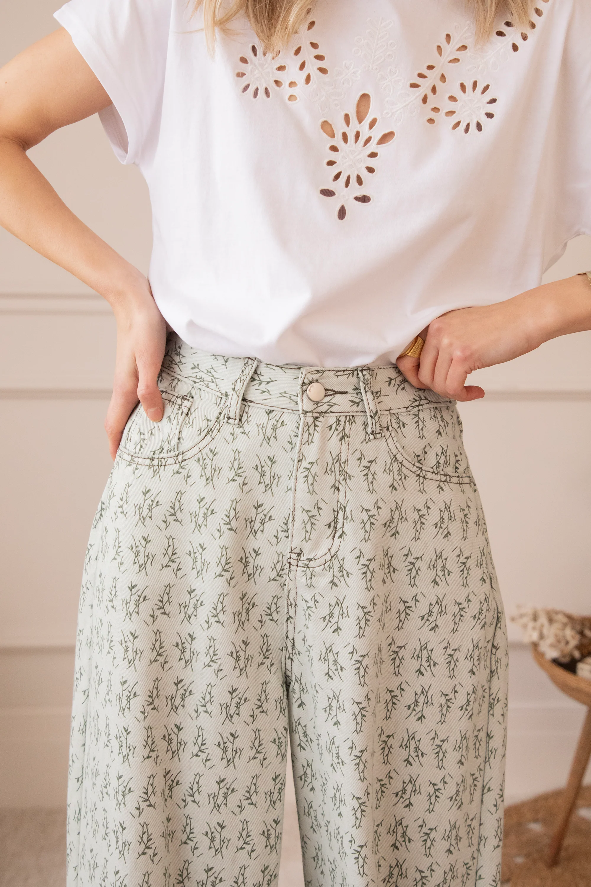 Grow Wide Soft Green - Jeans - Image 7