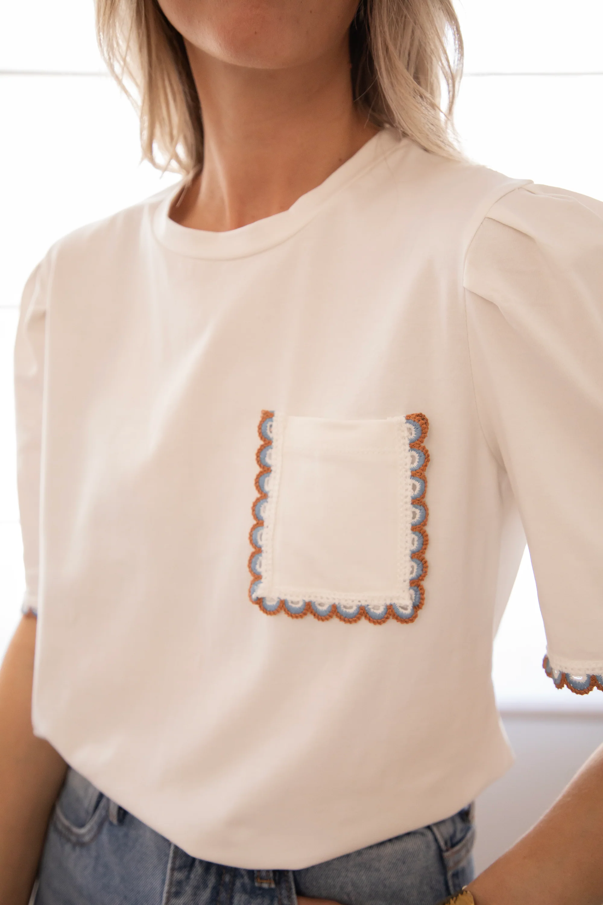 Happy Waves White - T-Shirt - Image 2