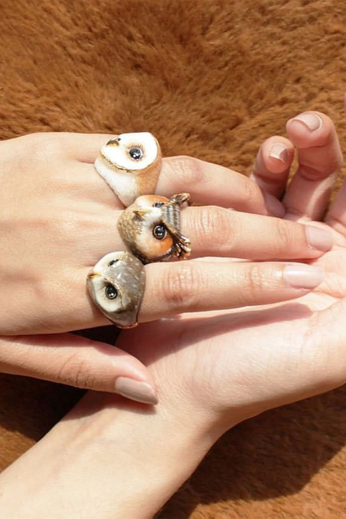 Happy Owl Brown - Ring - Image 11