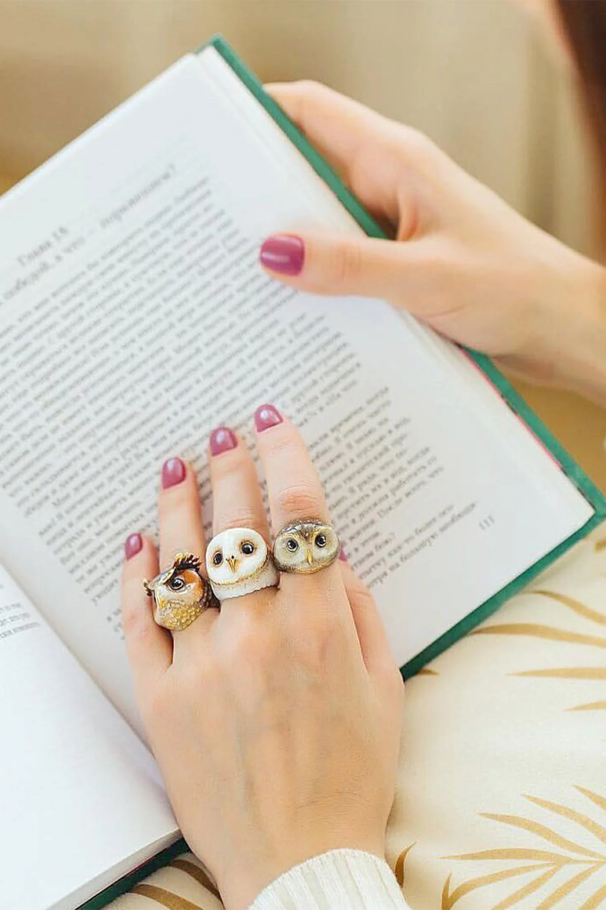 Happy Owl Brown - Ring - Image 19