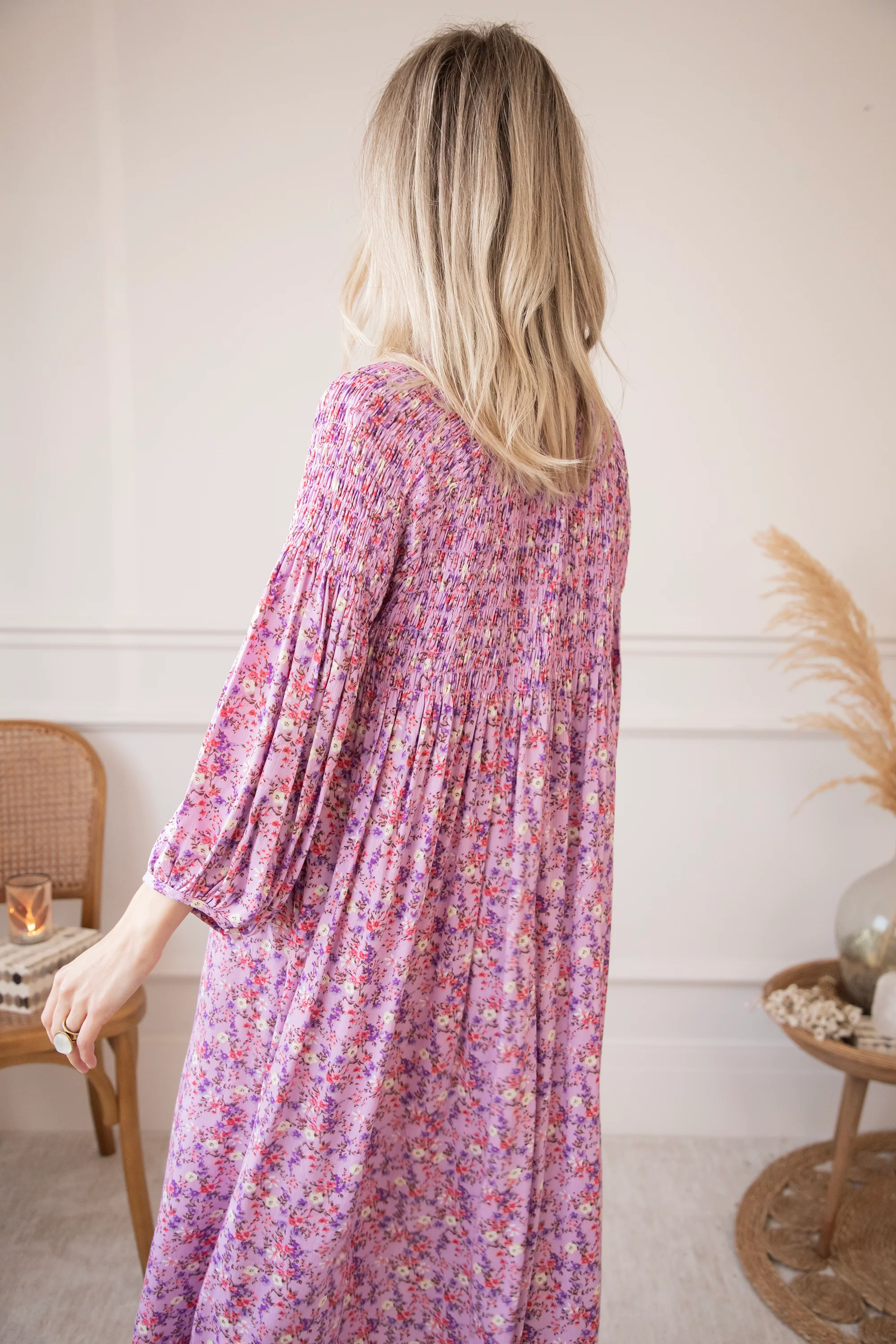 Joyce Bloom Girly Pink - Maxi Jurk - Image 11