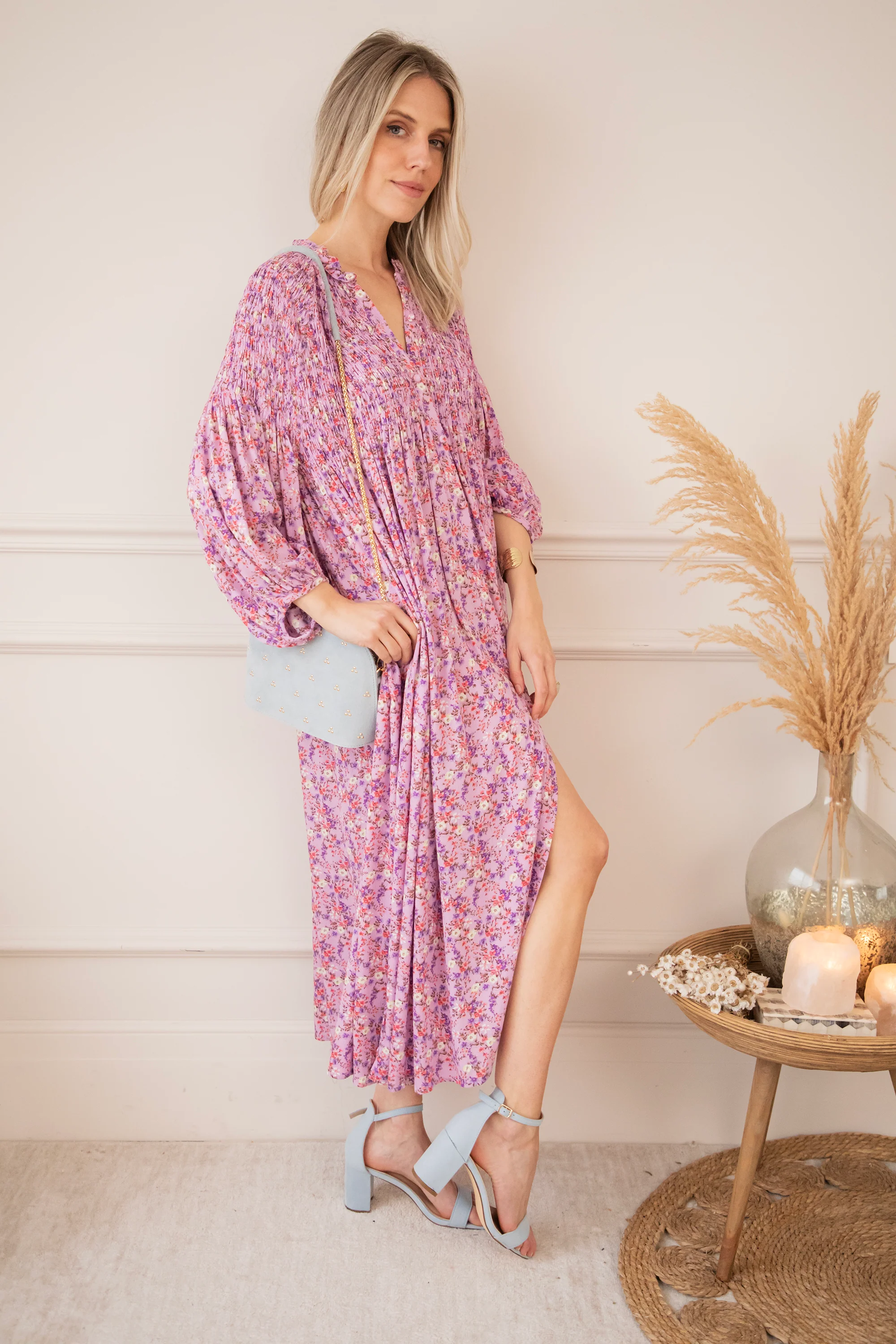 Joyce Bloom Girly Pink - Maxi Jurk - Image 7