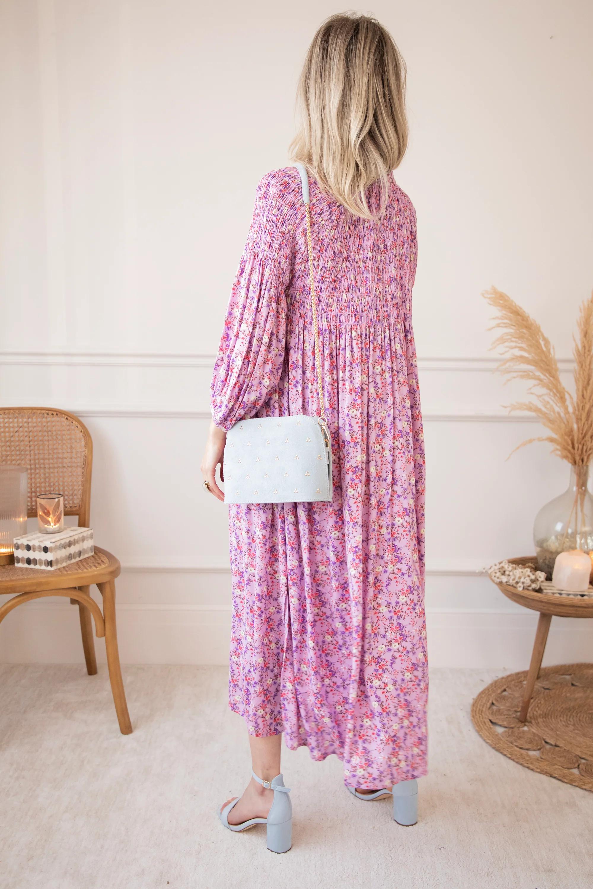 Joyce Bloom Girly Pink - Maxi Jurk - Image 8