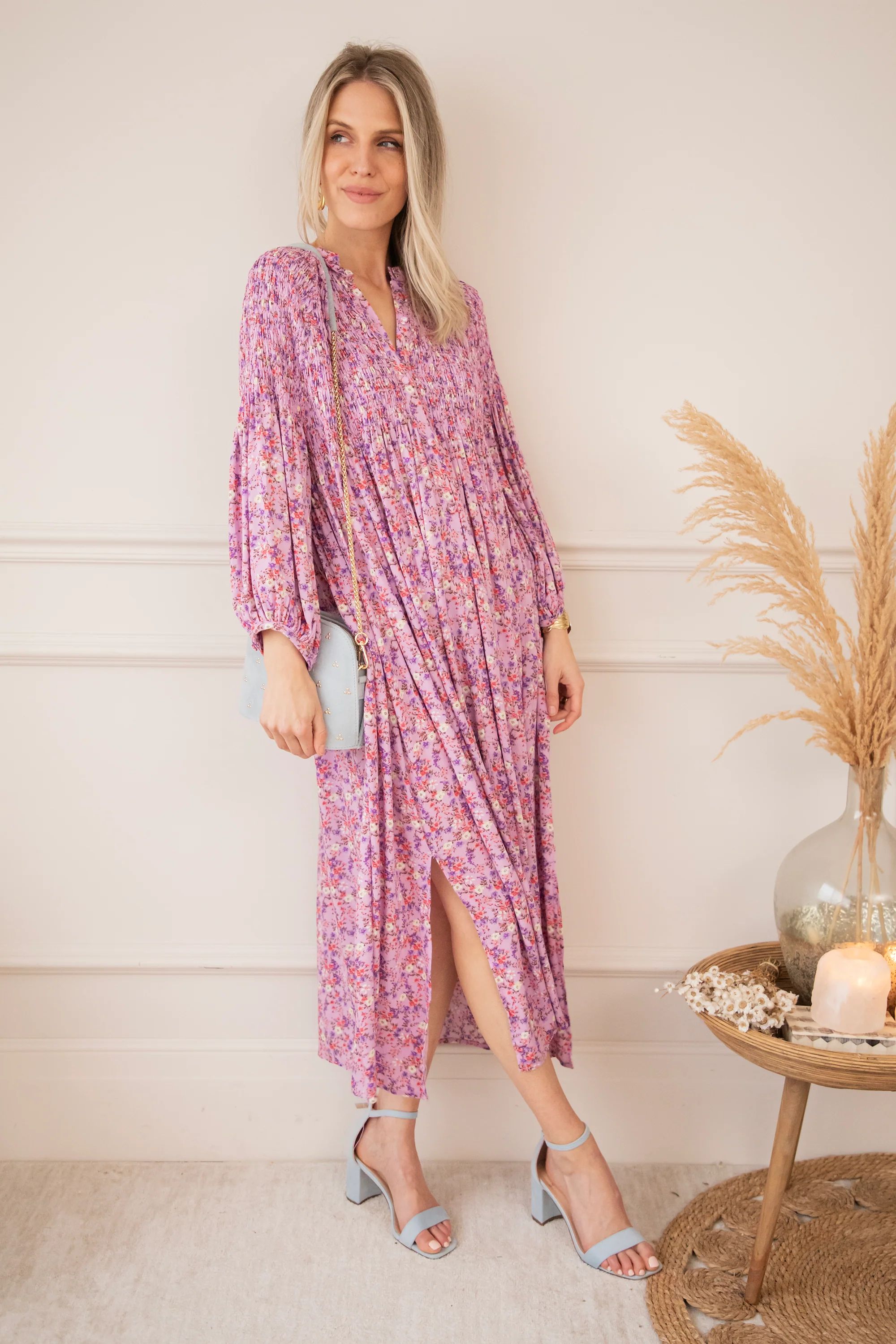 Joyce Bloom Girly Pink - Maxi Jurk - Image 9