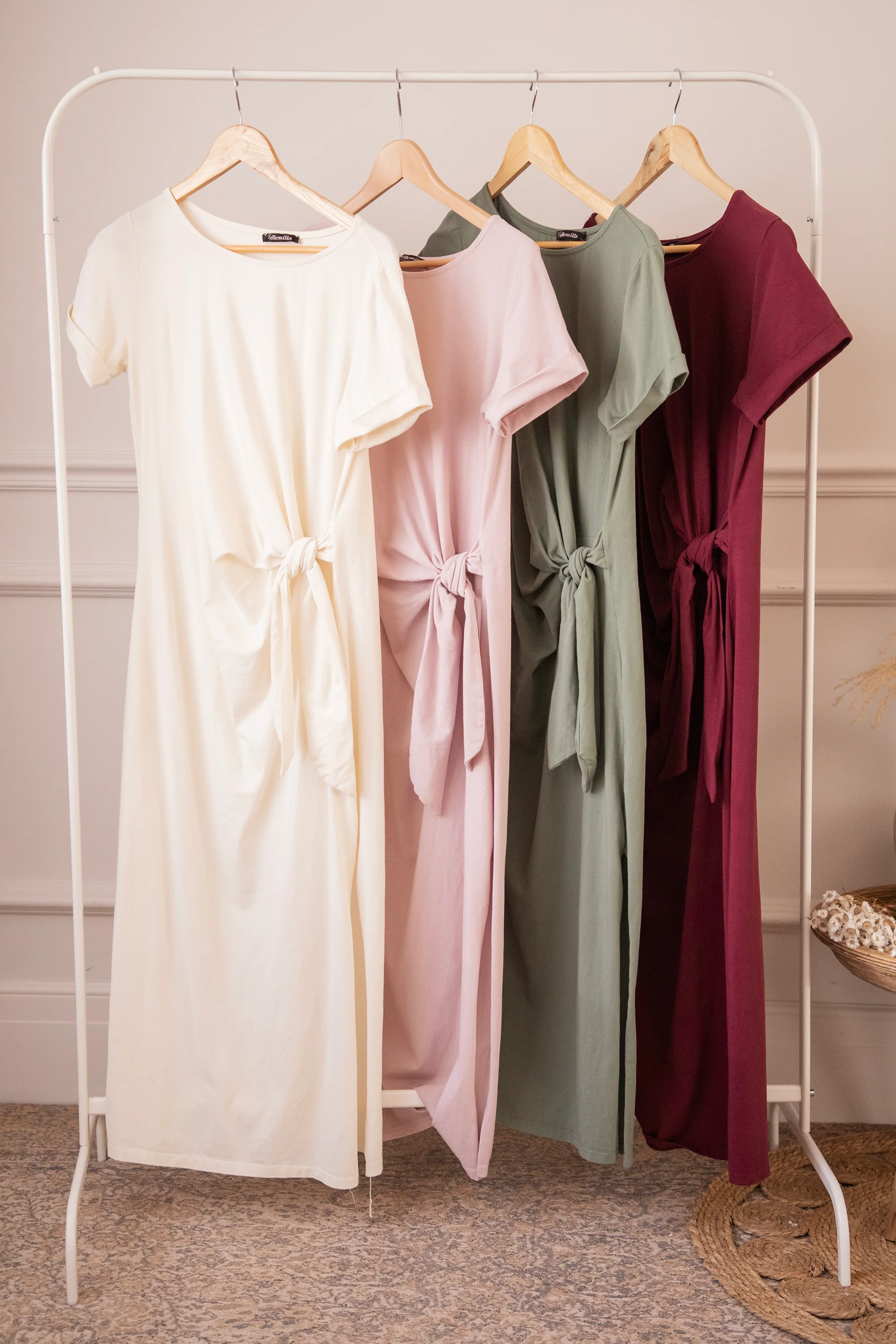 Katie Knot Kaki - Maxi Jurk - Image 3