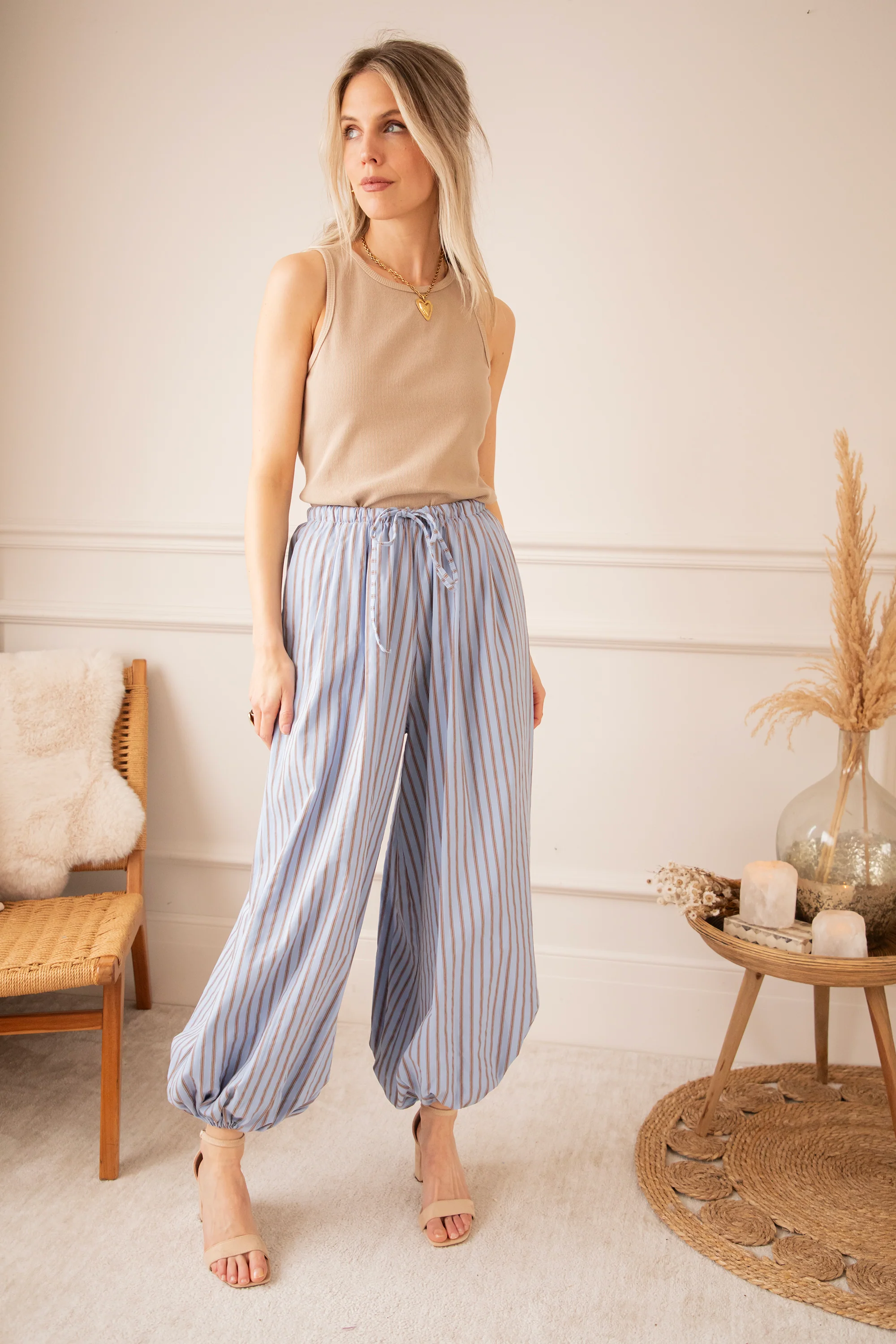 Let The Stripes Flow Blue/Brown - Broek - Image 2