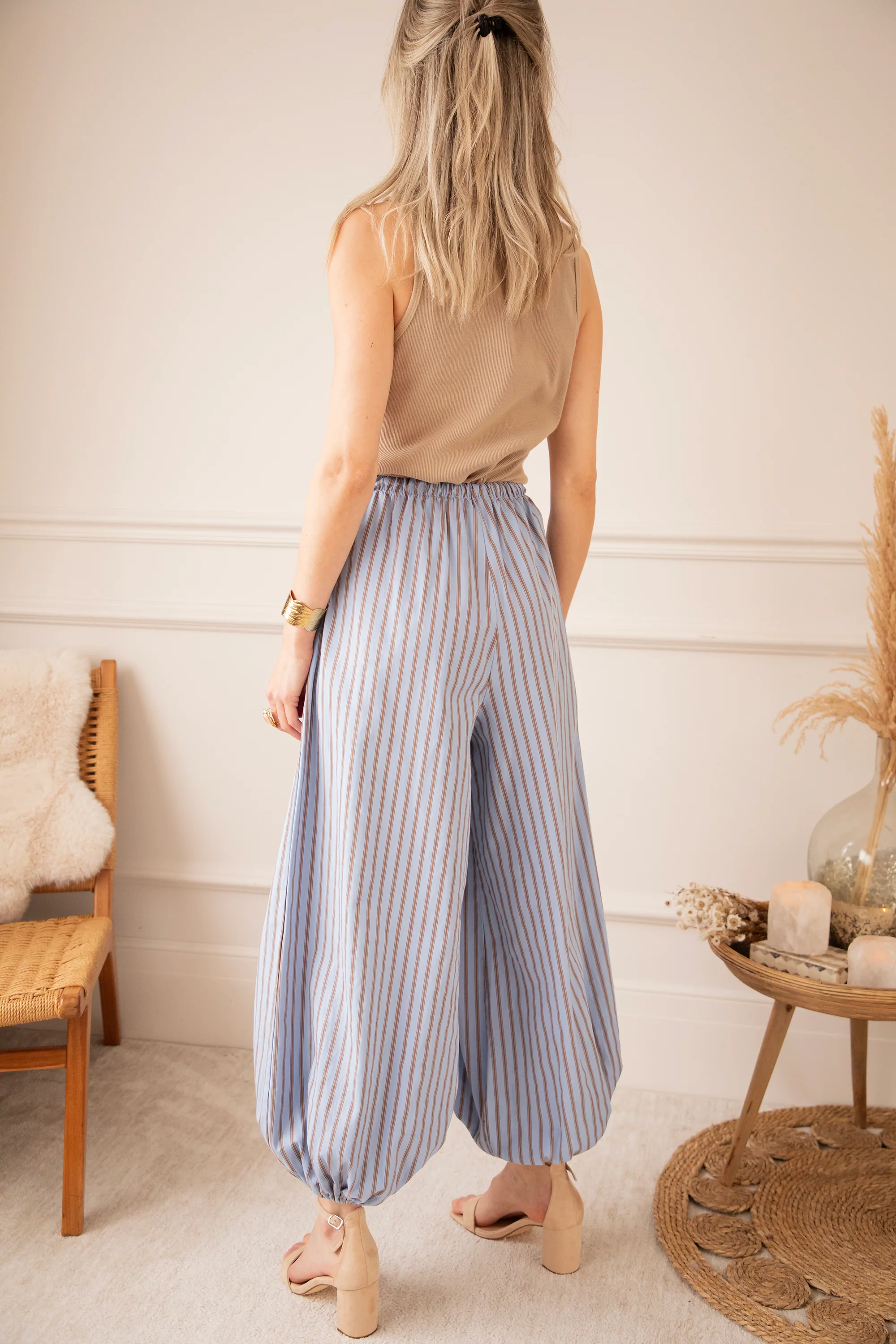 Let The Stripes Flow Blue/Brown - Broek - Image 4