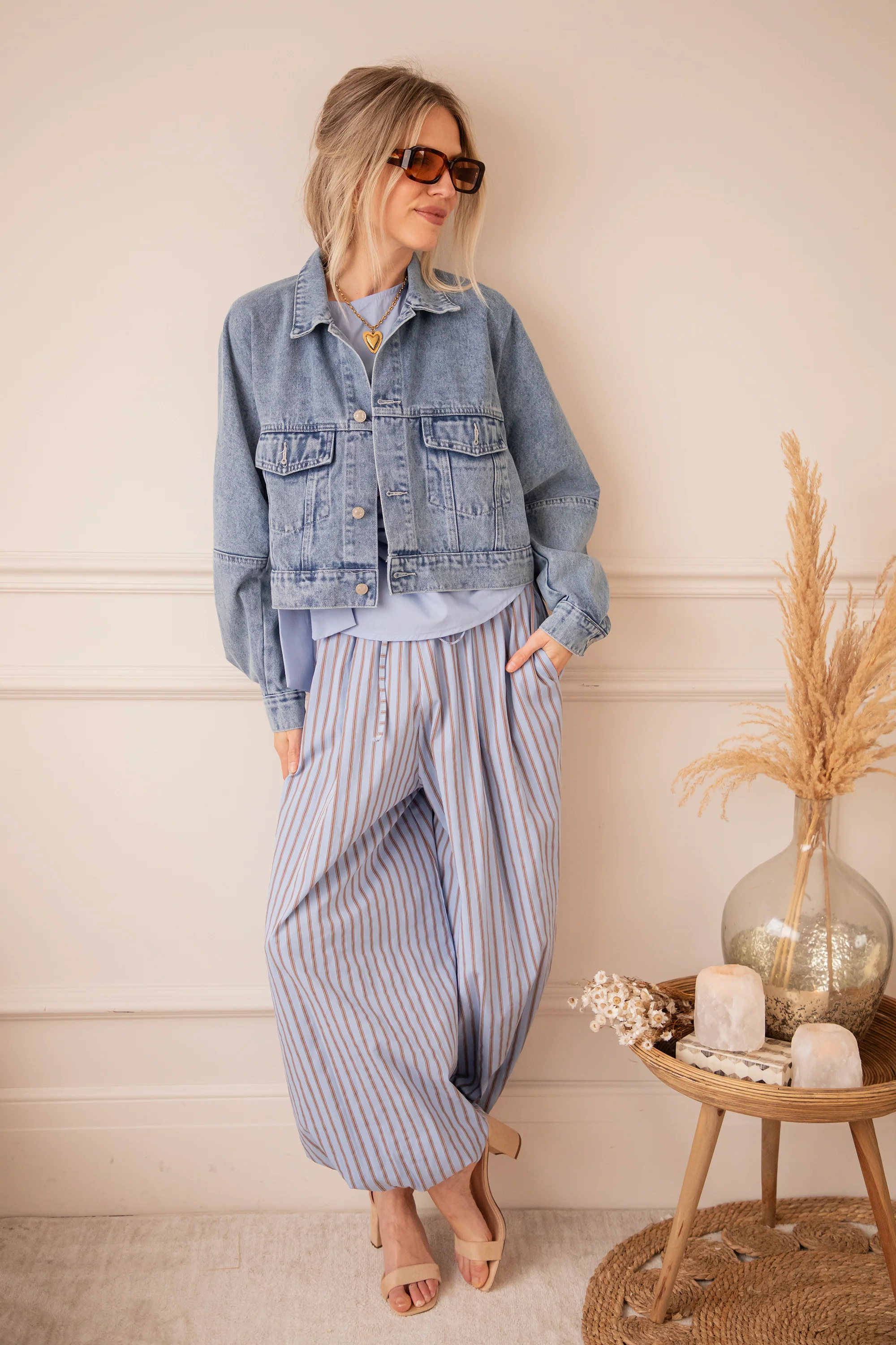 Let The Stripes Flow Blue/Brown - Broek - Image 5