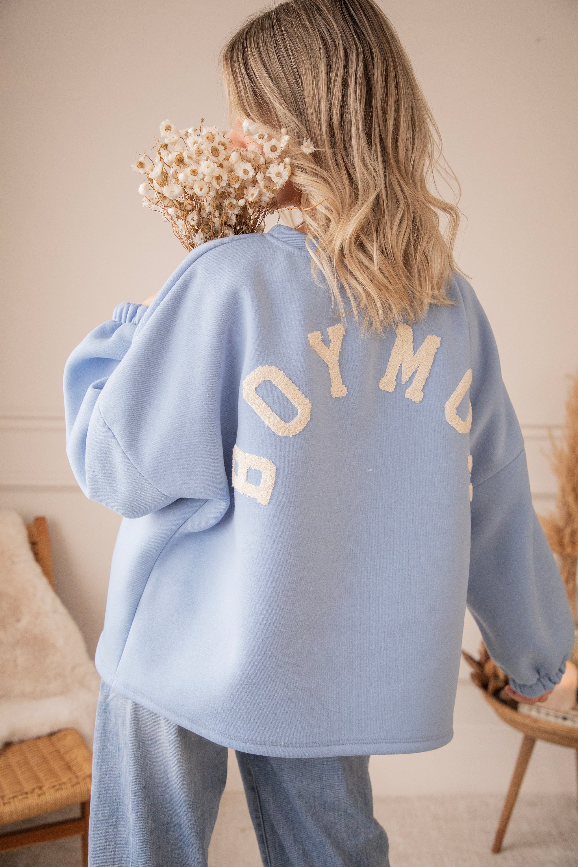 Lily Boy Mom Blue/Beige - Sweater - Image 10