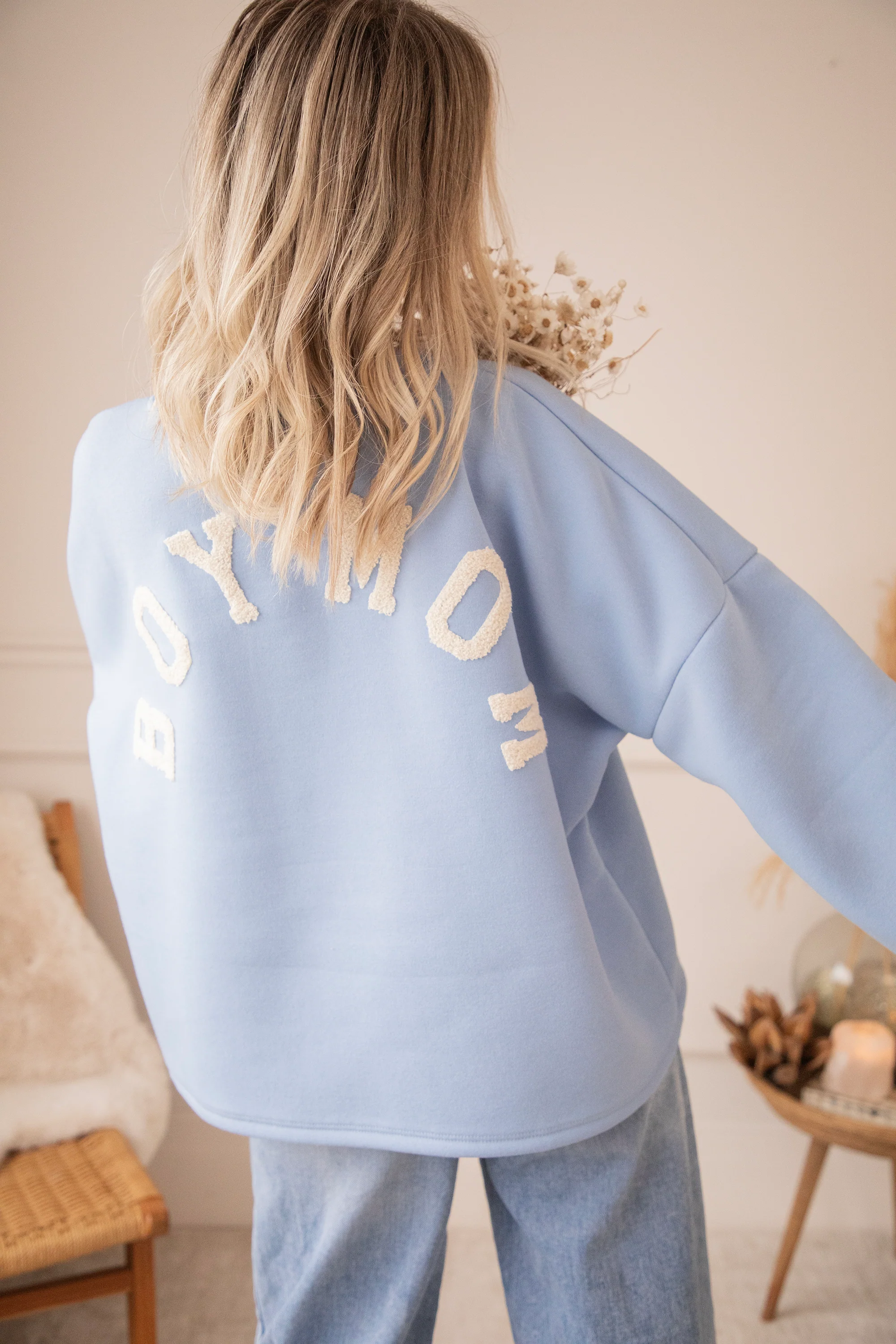 Lily Boy Mom Blue/Beige - Sweater - Image 9