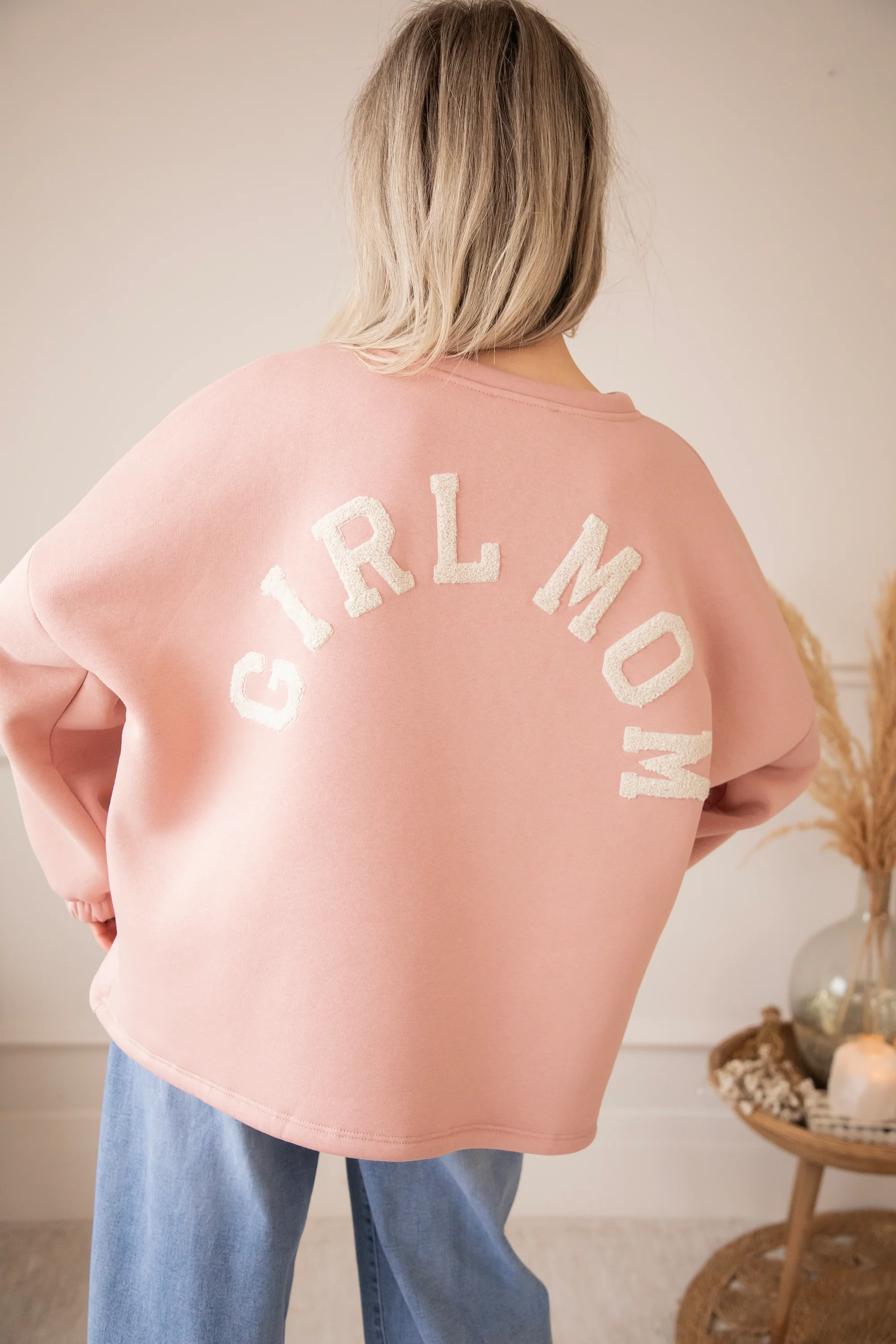 Lily Girl Mom Baby Pink/Beige - Sweater - Image 10