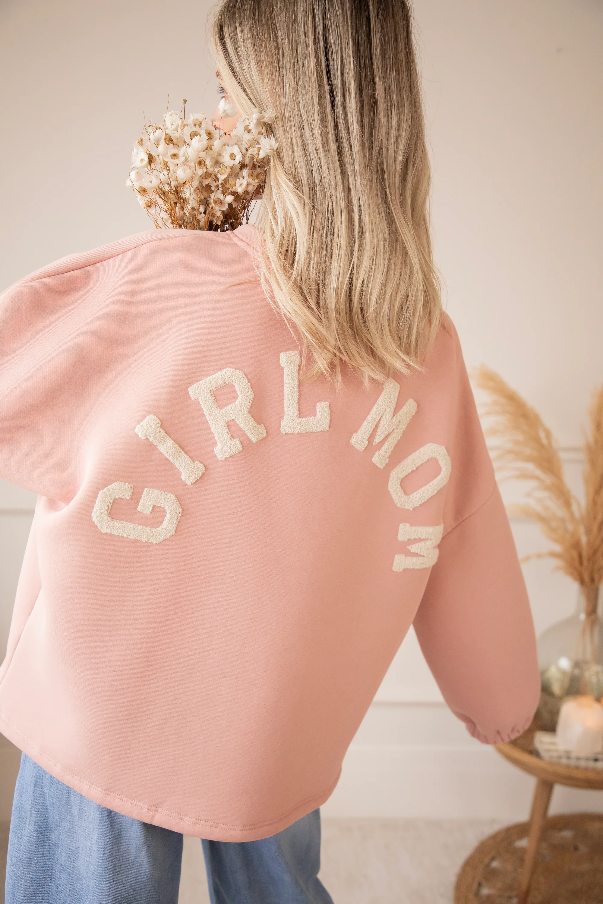 Lily Girl Mom Baby Pink/Beige - Sweater - Image 3