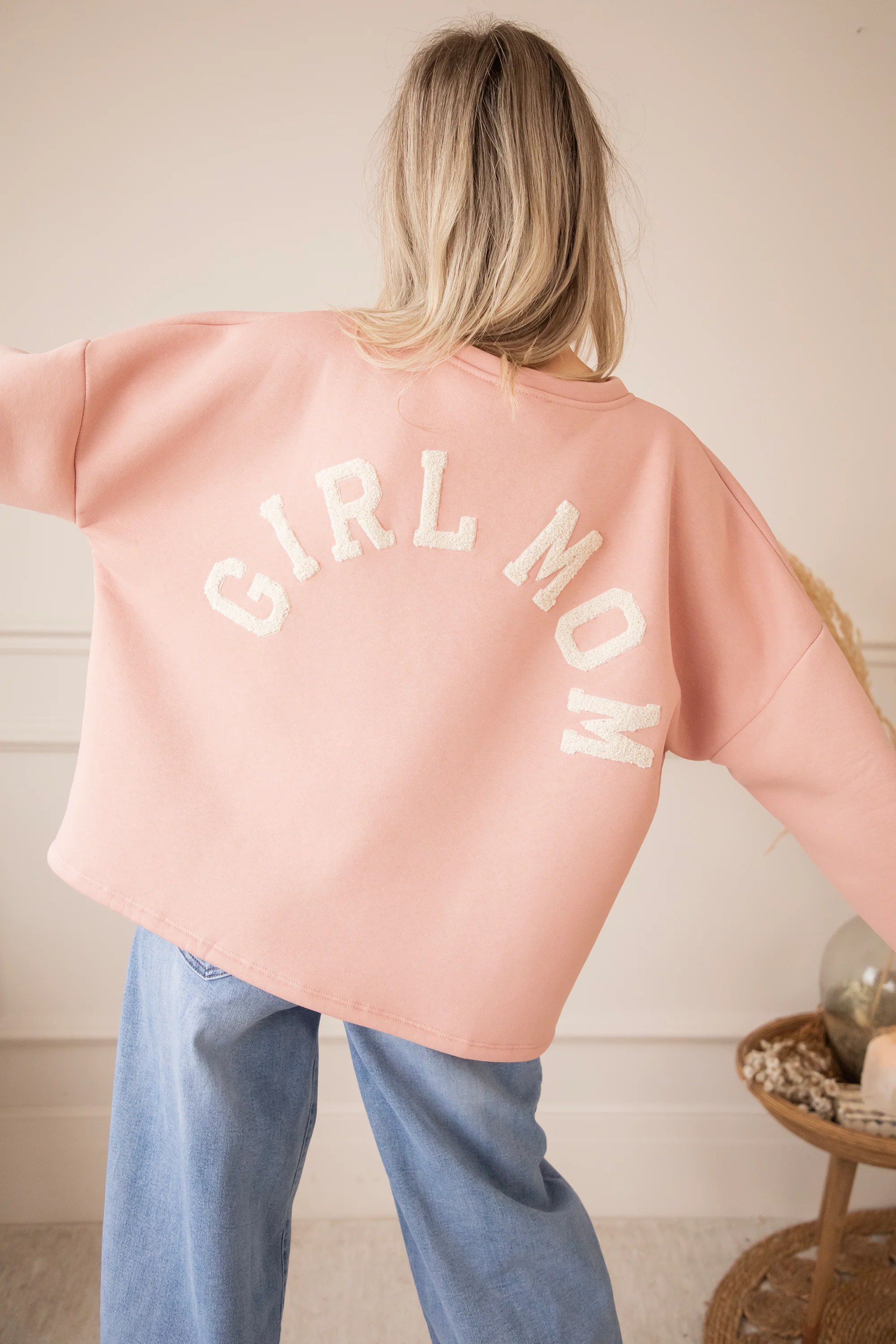 Lily Girl Mom Baby Pink/Beige - Sweater - Image 7
