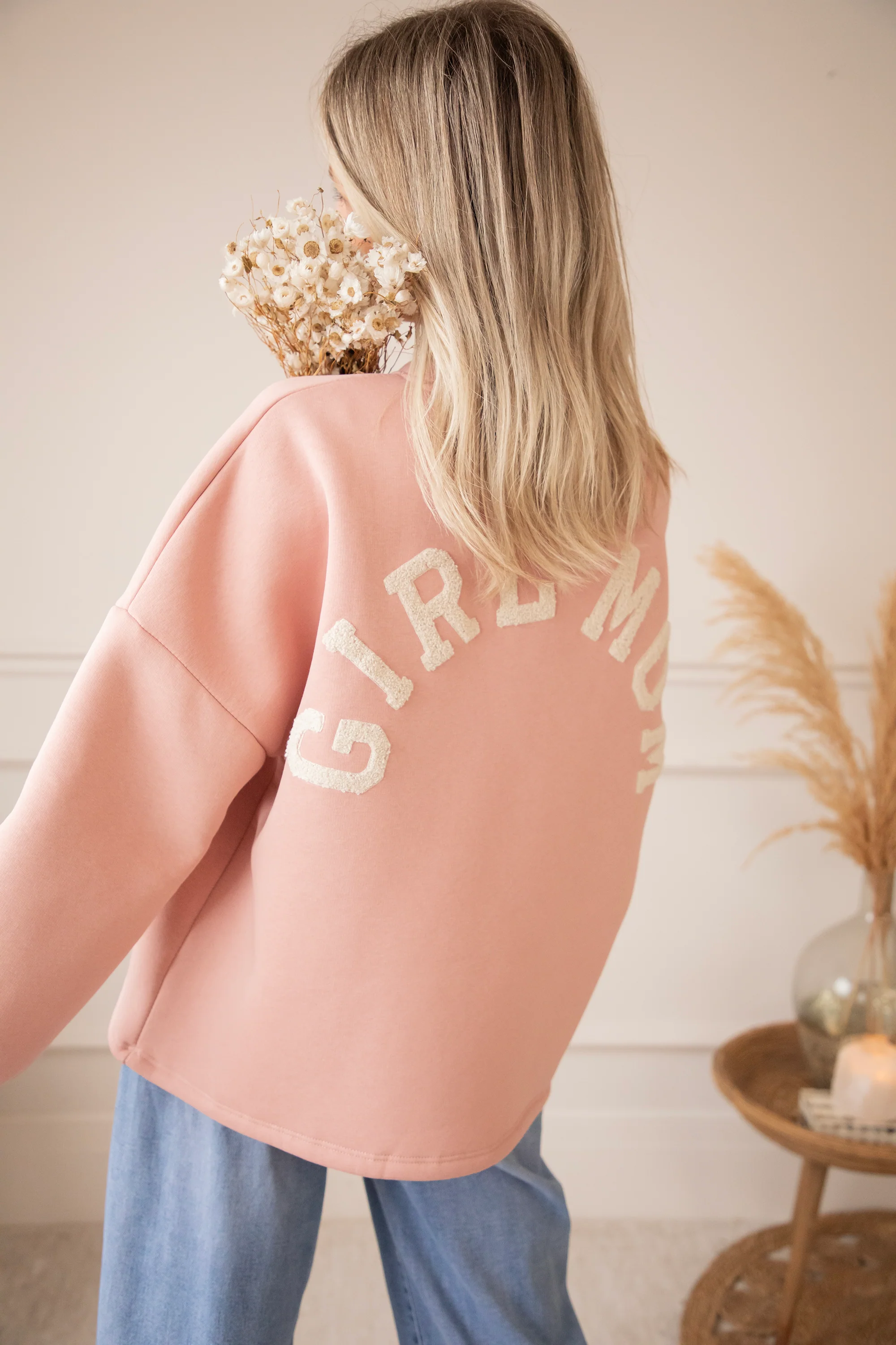 Lily Girl Mom Baby Pink/Beige - Sweater - Image 9