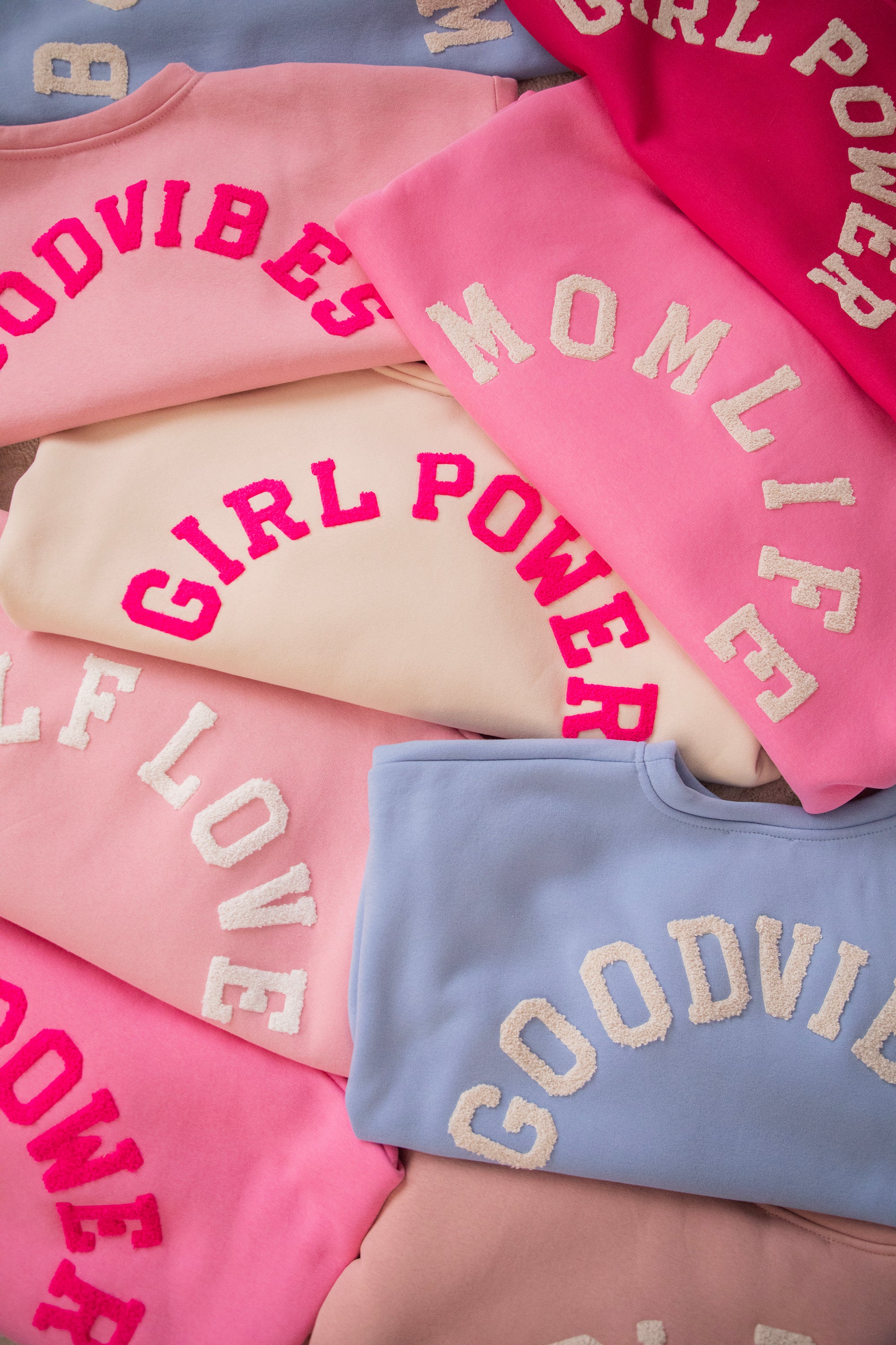 Lily Girl Power Beige/Fuchsia - Sweater - Image 11