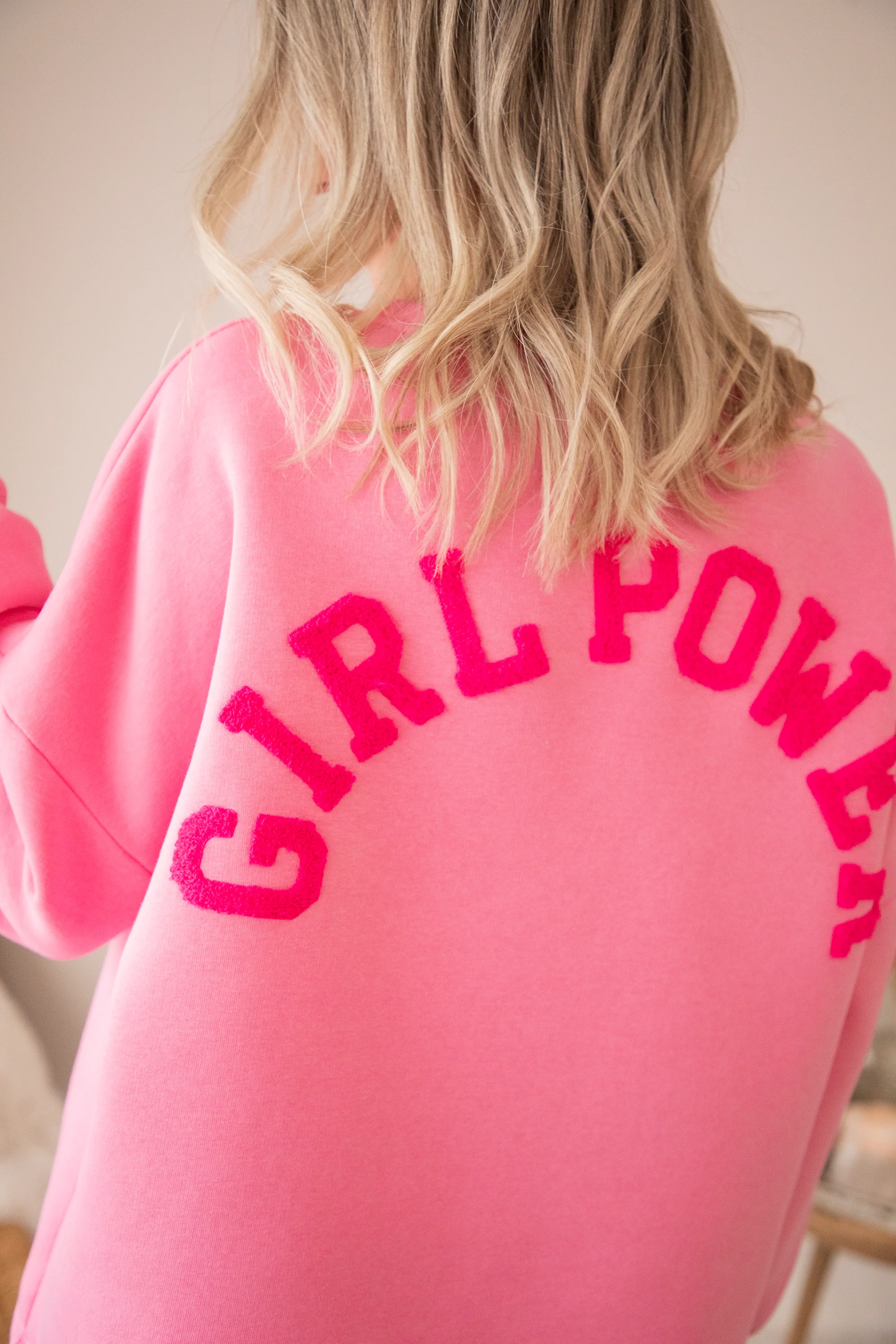 Lily Girl Power Pink/Fuchsia - Sweater - Image 3