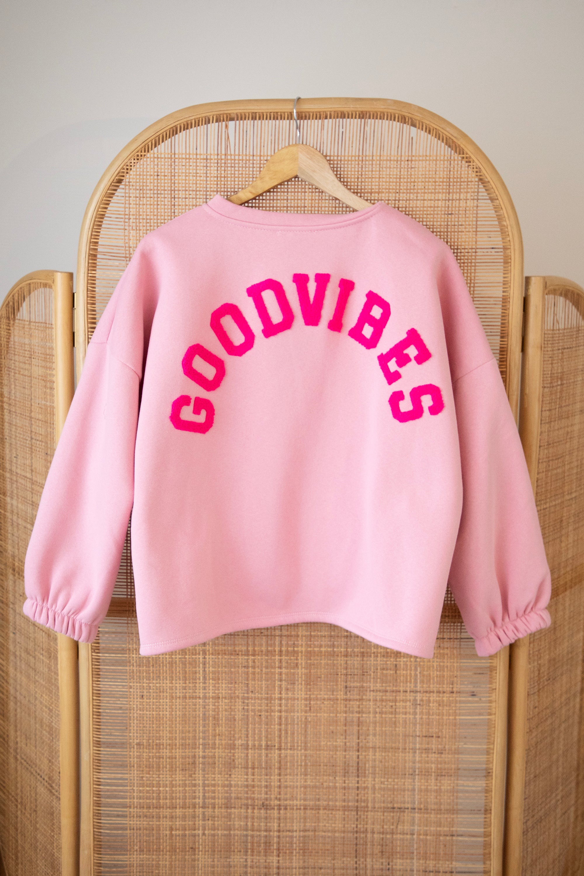 Lily Good Vibes Baby Pink/Fuchsia - Sweater - Image 9