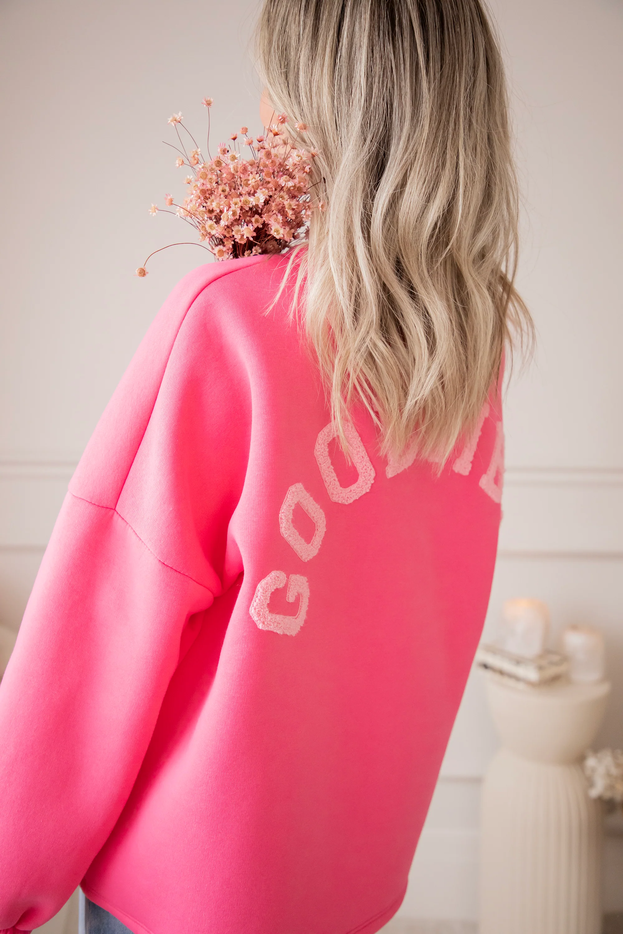 Lily Good Vibes Fuchsia/Soft Pink - Sweater - Image 6